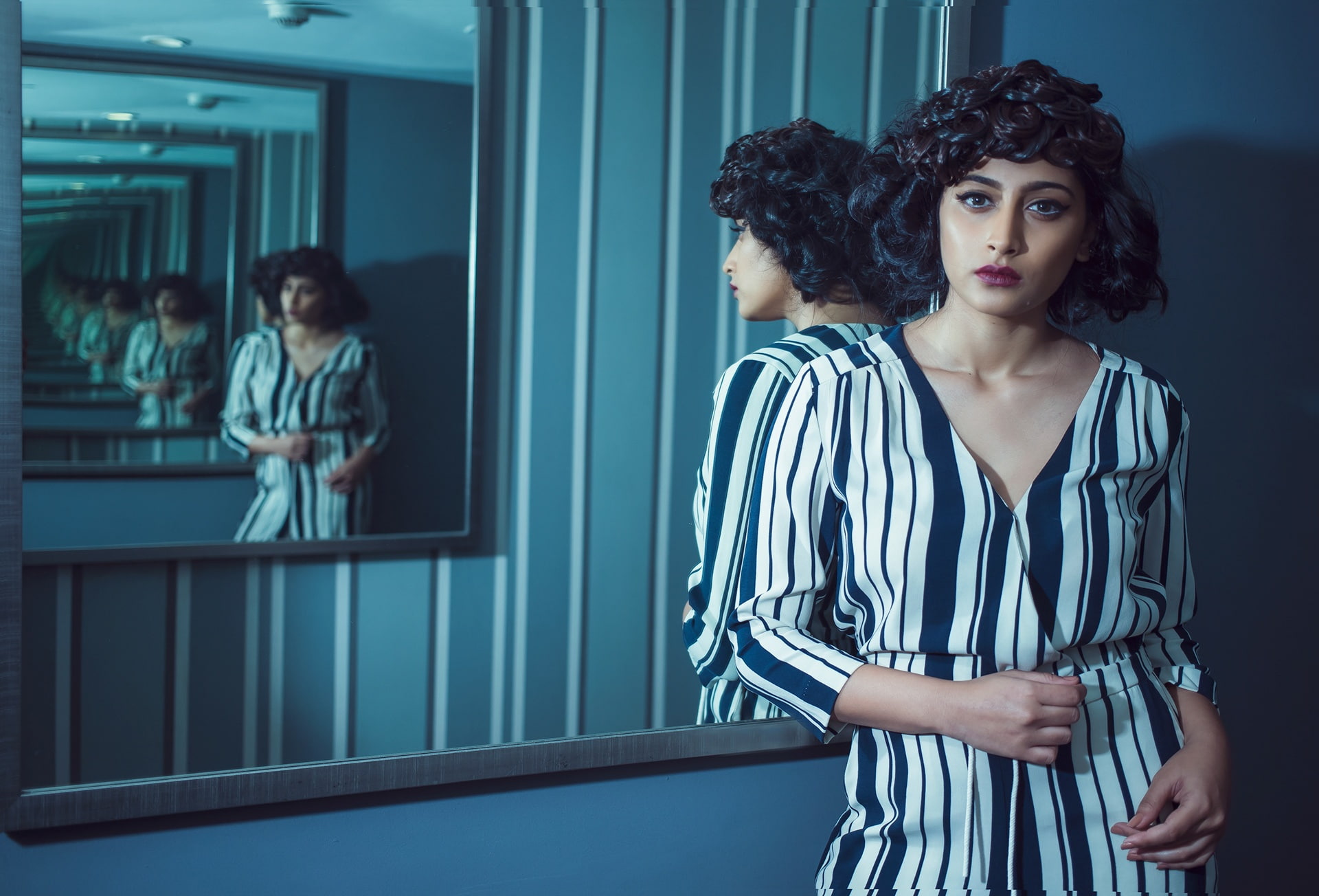smile, pretty, pose, kavya, indian, hot, brunette, 1080P, model, lips, makeup, figure, hair, face, girl, actress, eyes, beautiful, sexy, celebrity, bollywood, HD Wallpaper