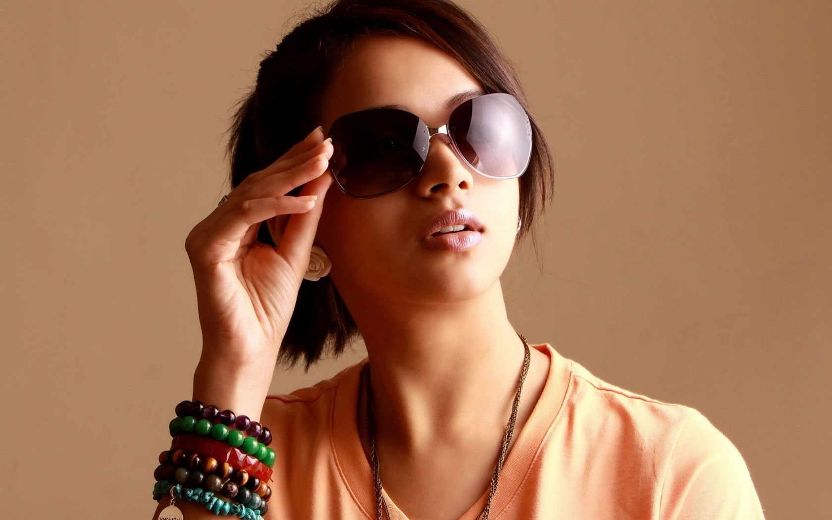 actress, face, sunglasses, girl, 720P, beauty, bhavana, woman, india, HD Wallpaper