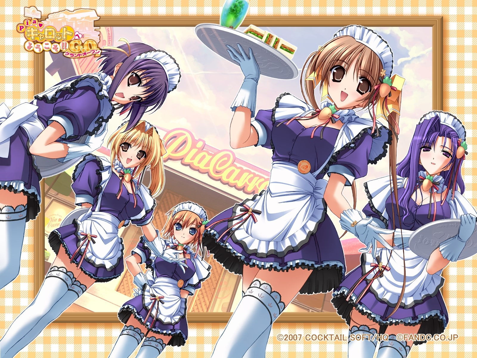 group of people, childhood, Kugahara mimori, Waitress, positive emotion, ) horiuchi sana, people, adult, emotion, leisure activity, Kanau yaegashi, smiling, HD Wallpaper