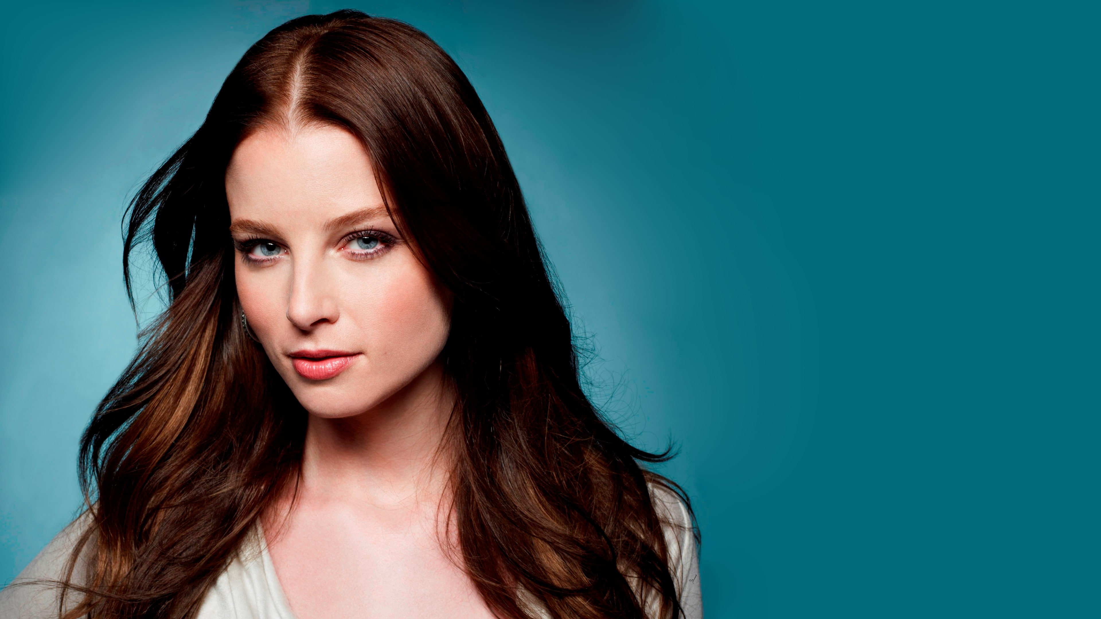 Celebrity, Brunette, Actress, American, 4K, Rachel Nichols, Blue Eyes, HD Wallpaper