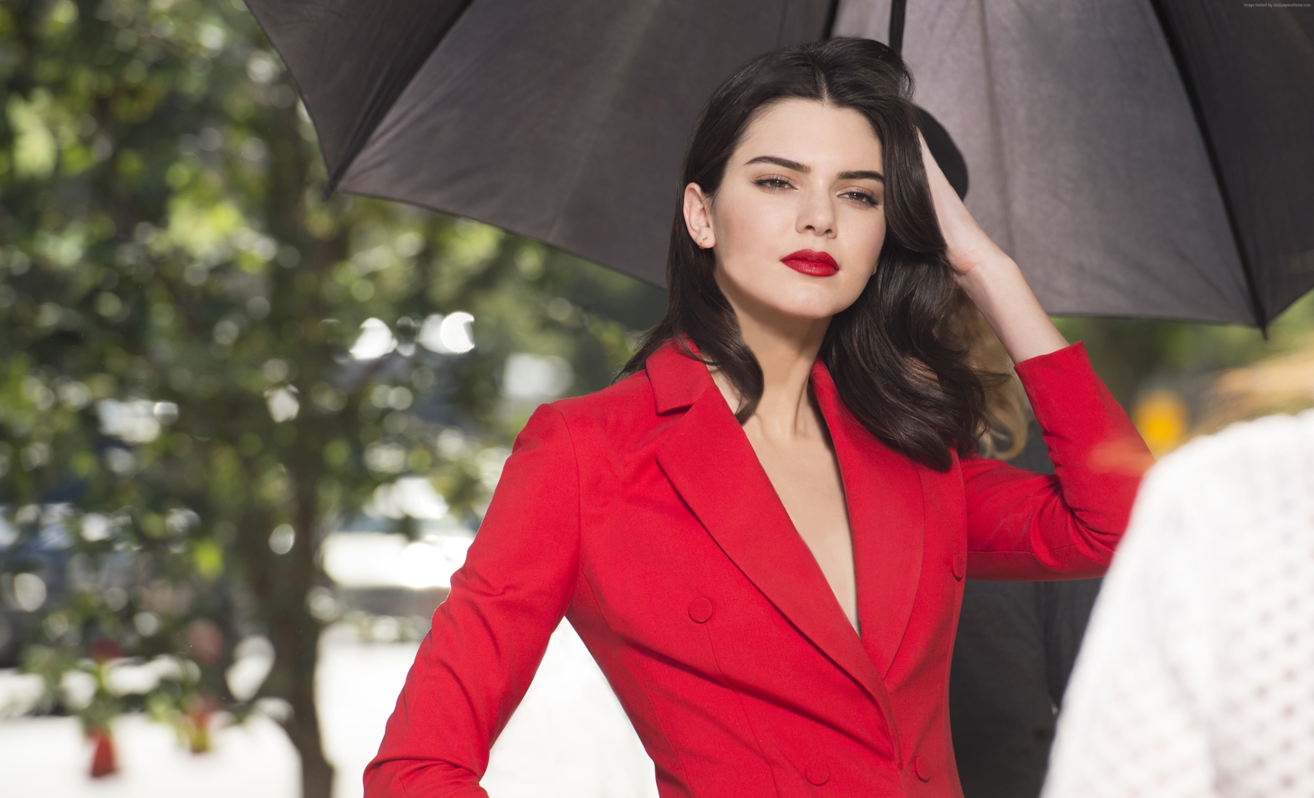 4K, 4K, beauty, Kendall Jenner, HD Wallpaper