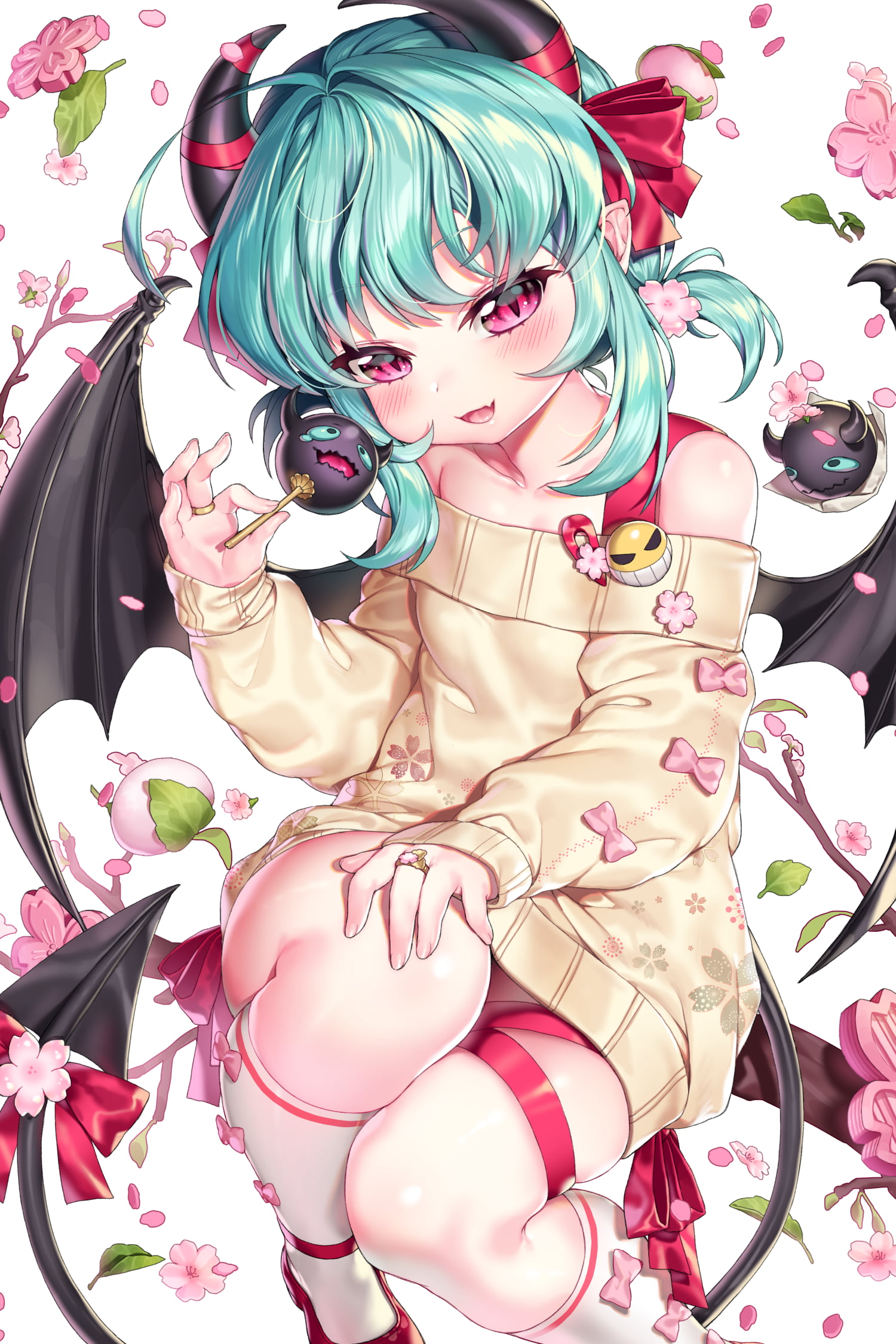 succubus, sweater dress, 1080P, sweater, Phone HD Wallpaper