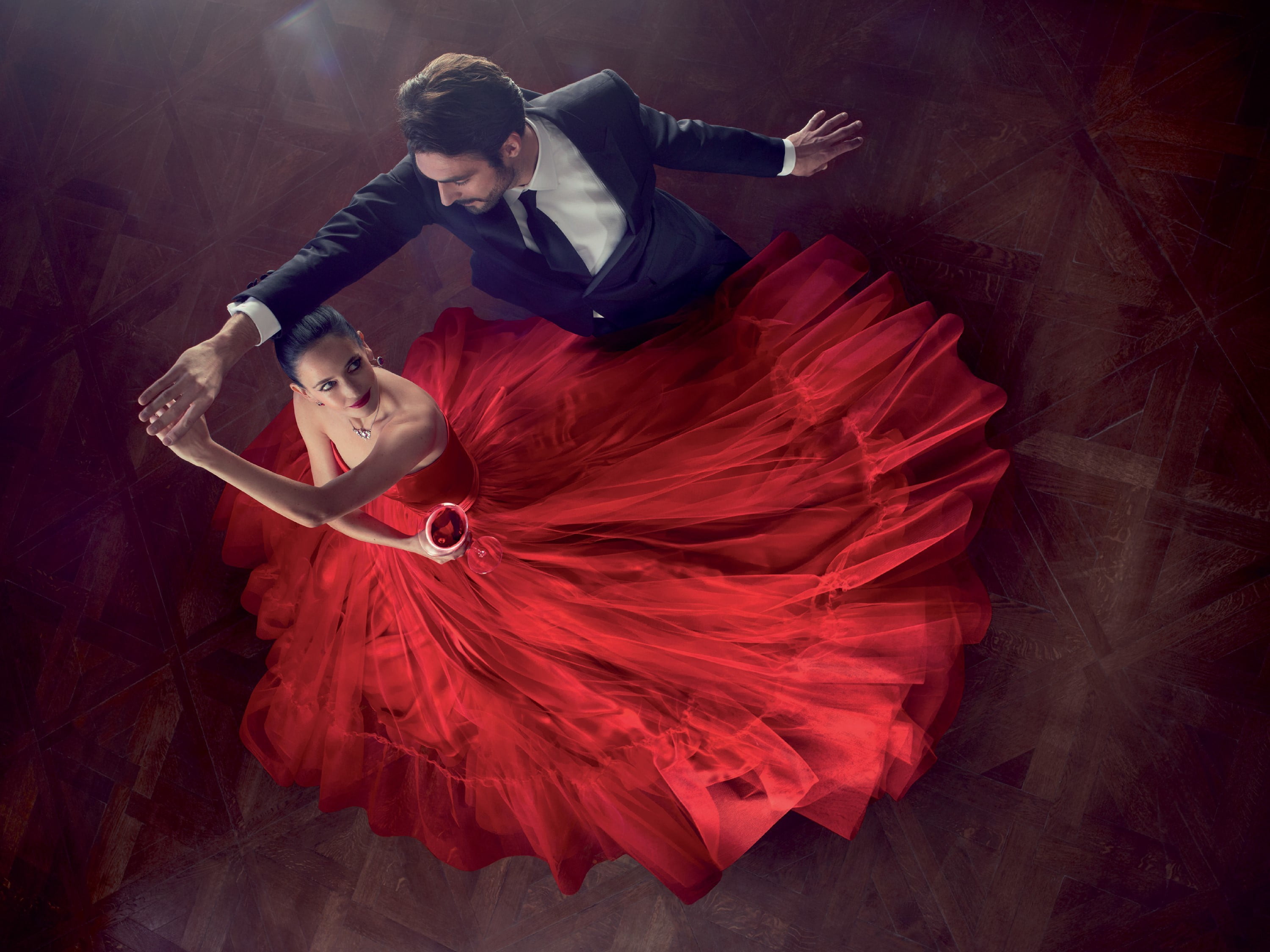 glamour, red, Eva Green, full length, s, tangoing, backgrounds, dancer, arts culture and entertainment, indoors, dance, 2K, theatrical Performance, women, HD Wallpaper