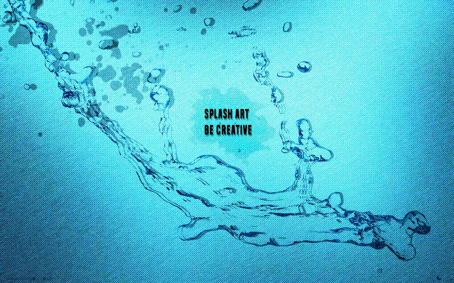 1080P, texture, splashes, water, blue, cyan, water splash, HD Wallpaper