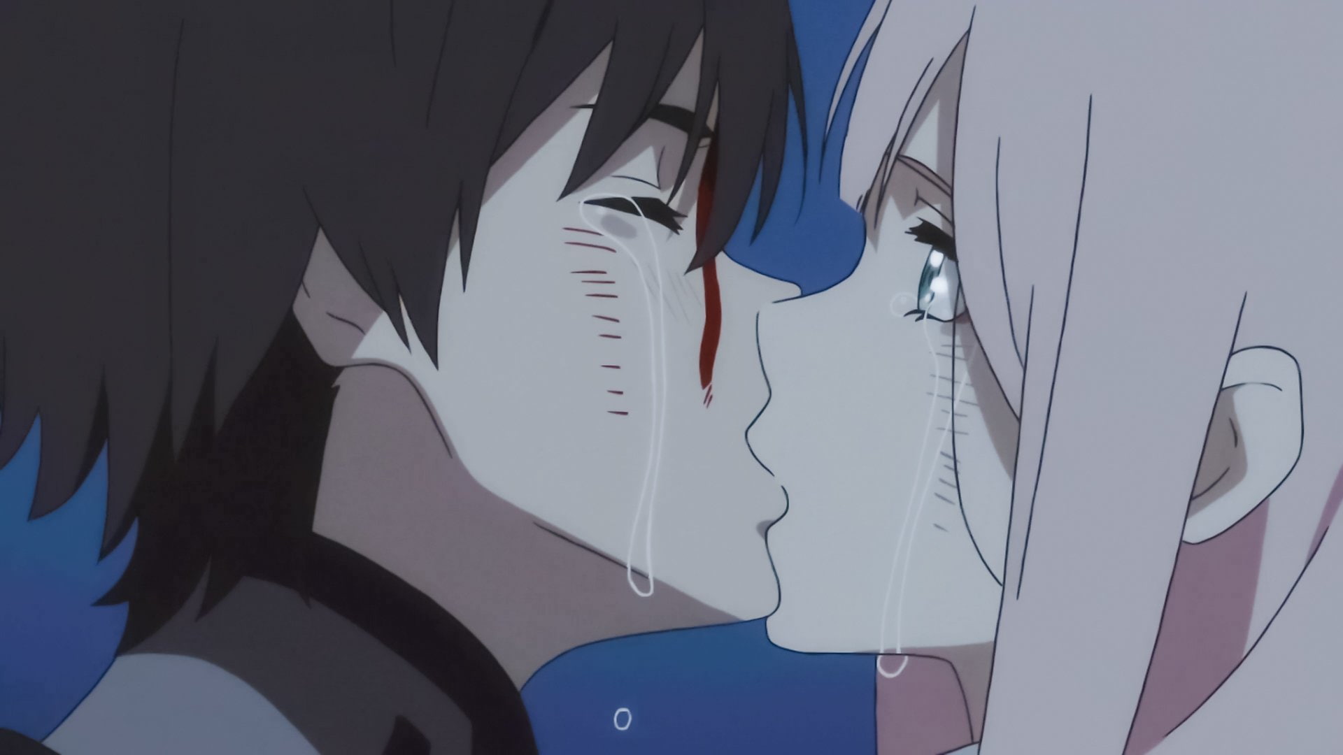 Anime, Darling in the FranXX, 1080P, Hiro (Darling in the FranXX), Zero Two (Darling in the FranXX), HD Wallpaper