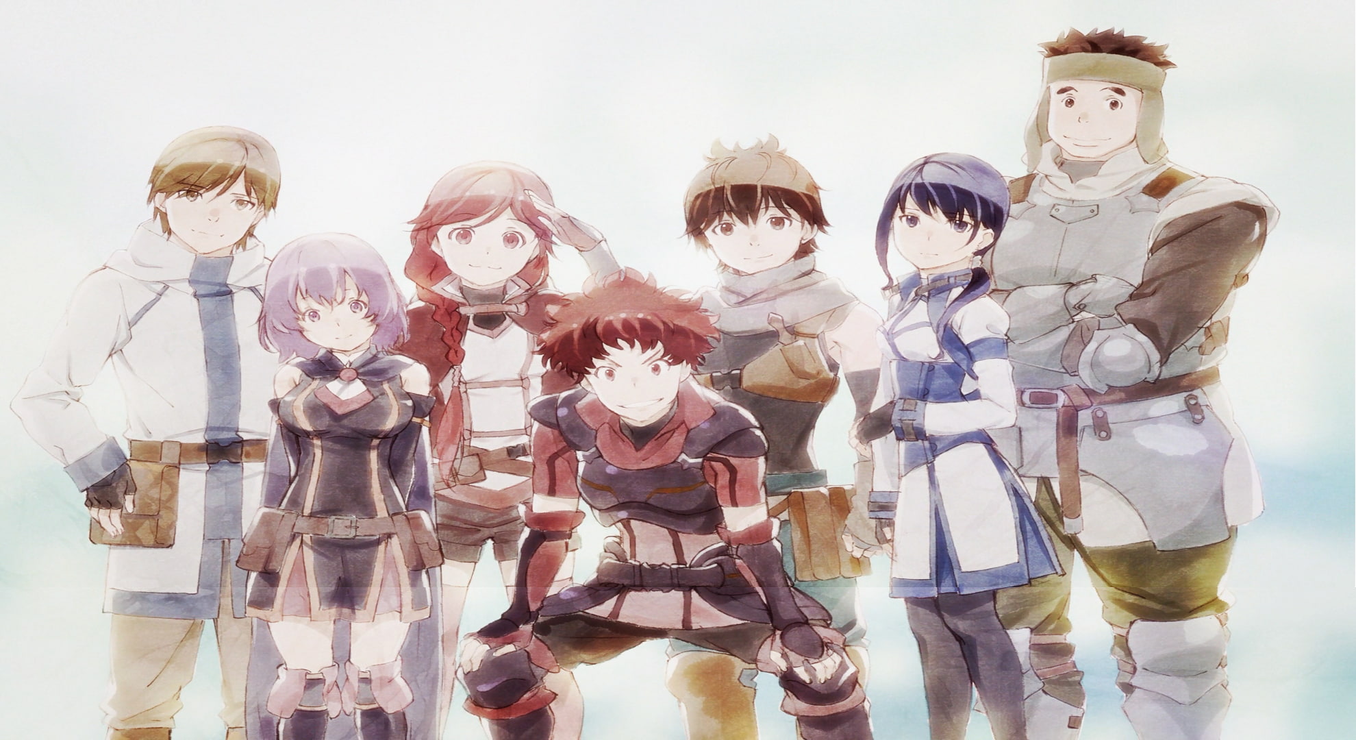 boys, group, clothing, men, 1080P, males, day, group of people, medium group of people, indoors, anime, human representation, togetherness, reflection, HD Wallpaper
