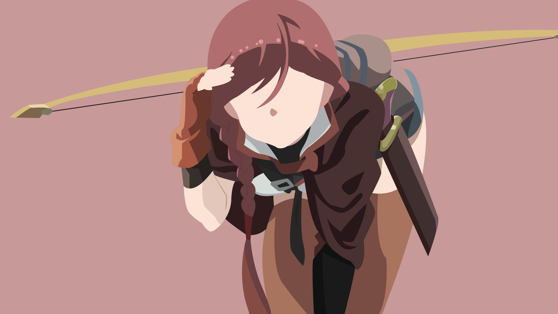 cut out, creativity, Hai to Gensou no Grimgar, standing, lifestyles, studio shot, human representation, clothing, representation, women, art and craft, HD Wallpaper
