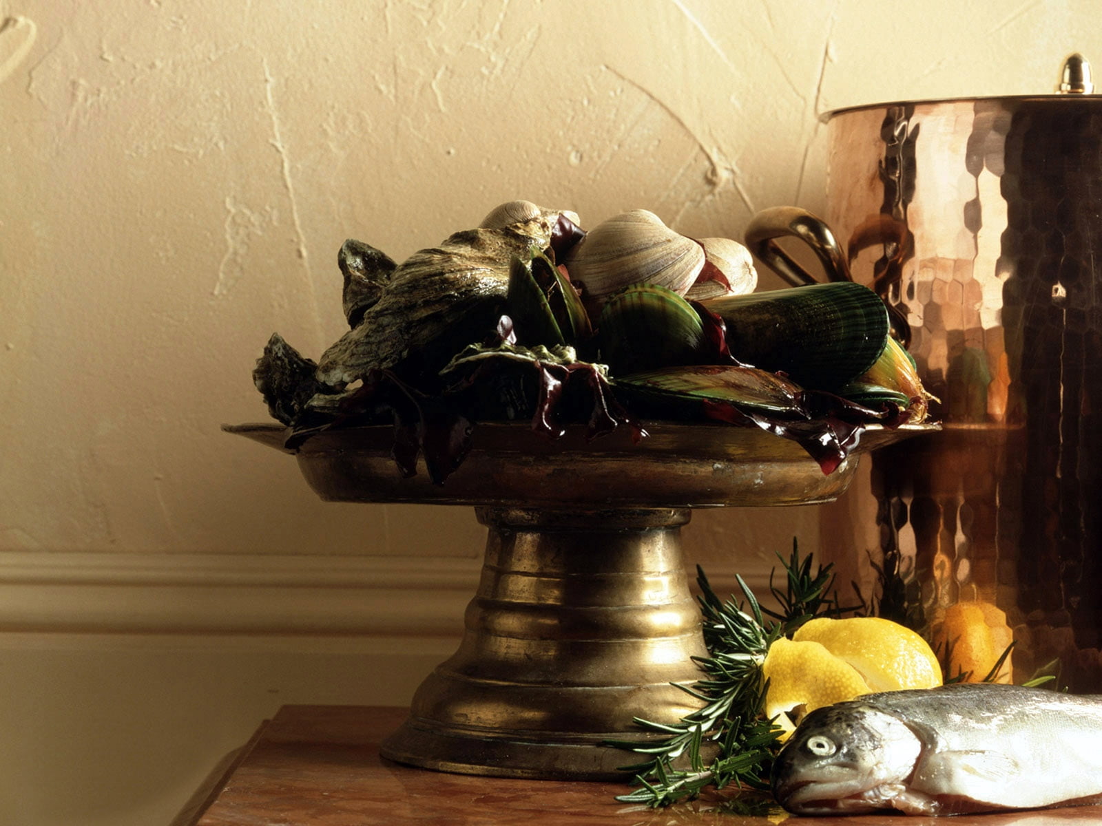 still life, no people, 720P, wall - building feature, citrus fruit, electric Lamp, table, close-up, freshness, food, glass - Material, old, bowl, flower, HD Wallpaper