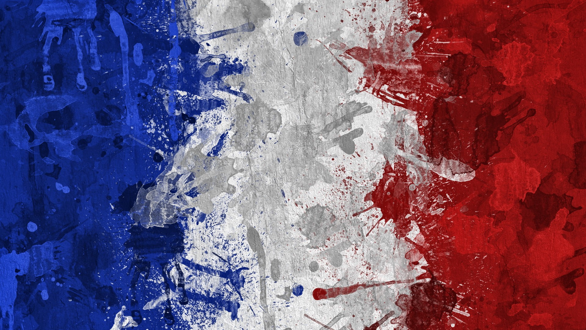 snow, white, no people, 1080P, close-up, built structure, Flag French, abstract, flag, wall - building feature, day, winter, outdoors, backgrounds, blue, HD Wallpaper