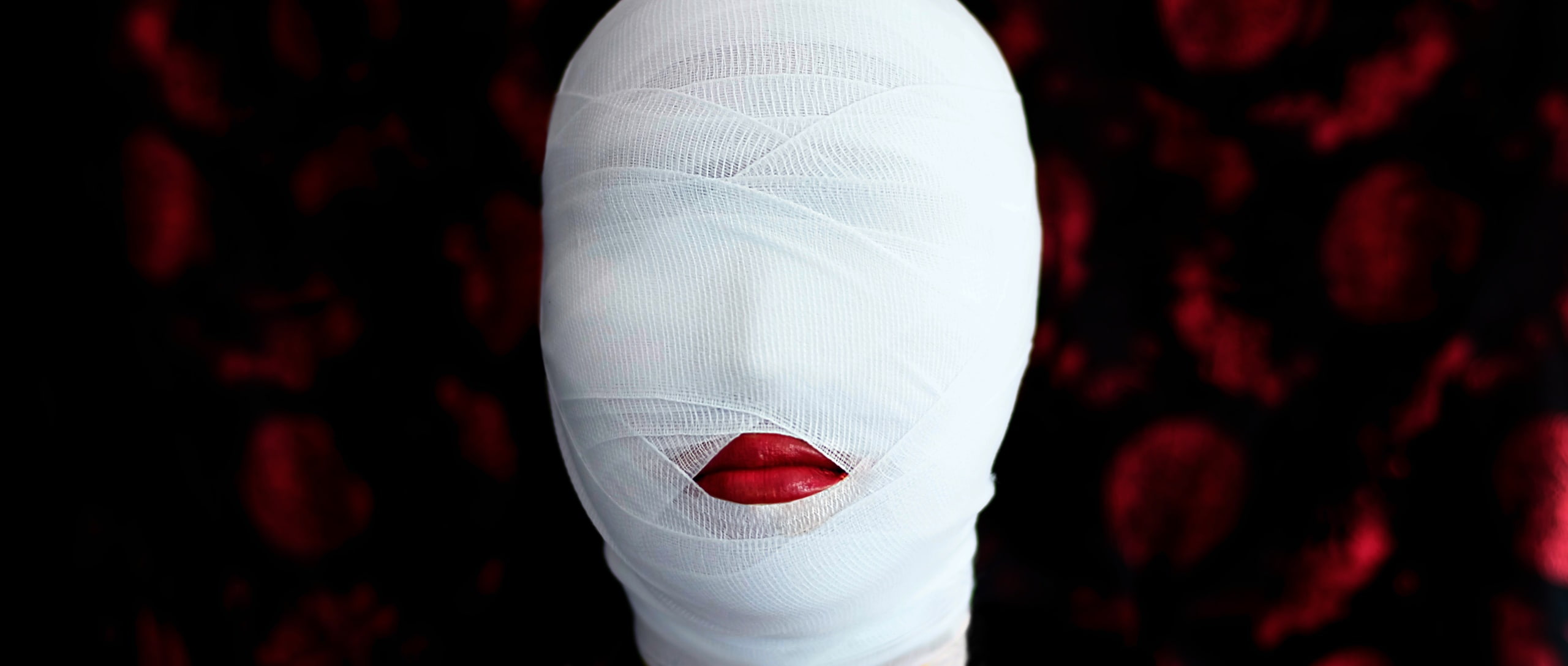 2K, women, red lipstick, head, lips, HD Wallpaper