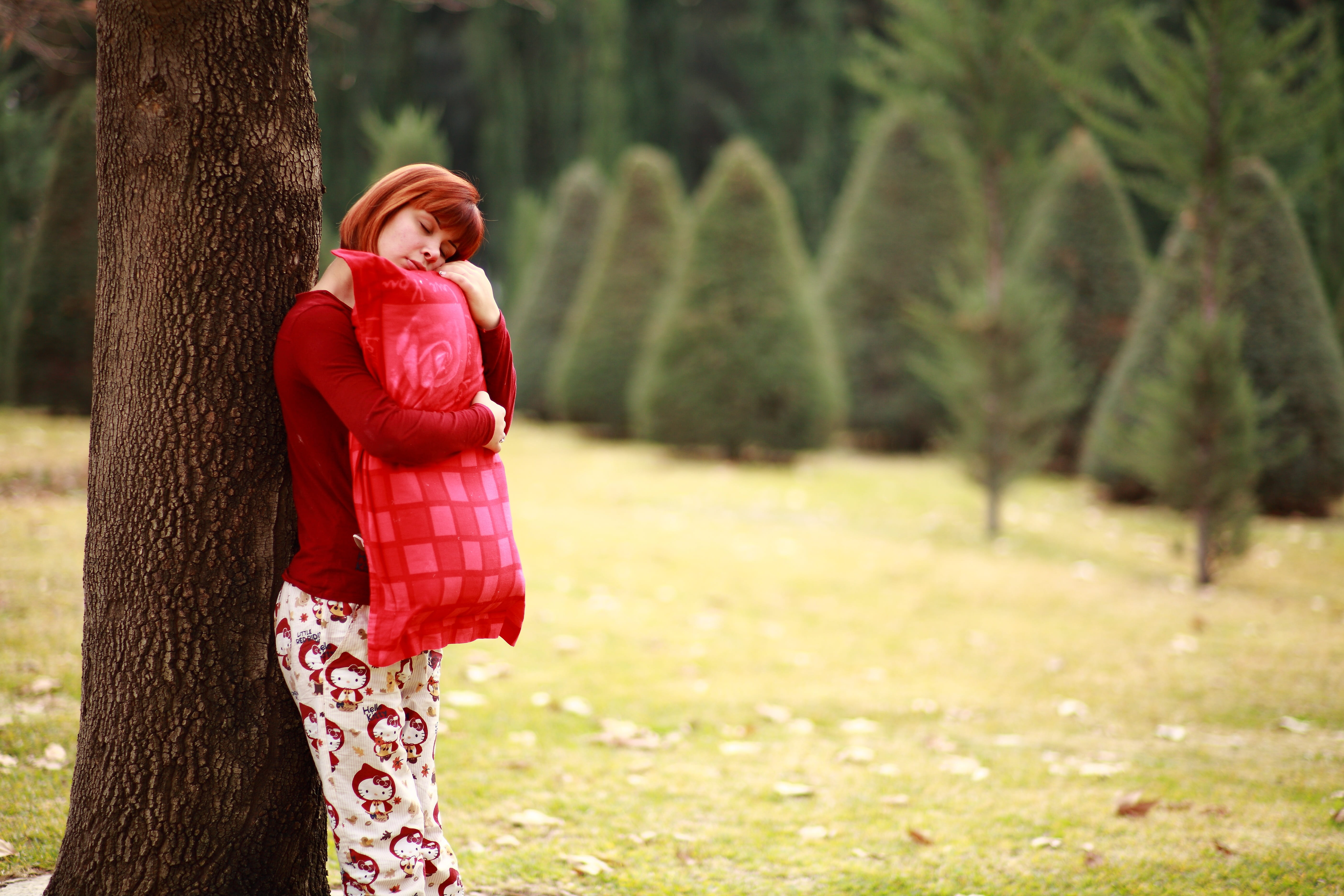 opinions, portrait, day, standing, contemporary, contact, trunk, fashion shoot, one person, photo, embracing, young girl, land, young, the innocence, 5K, HD Wallpaper