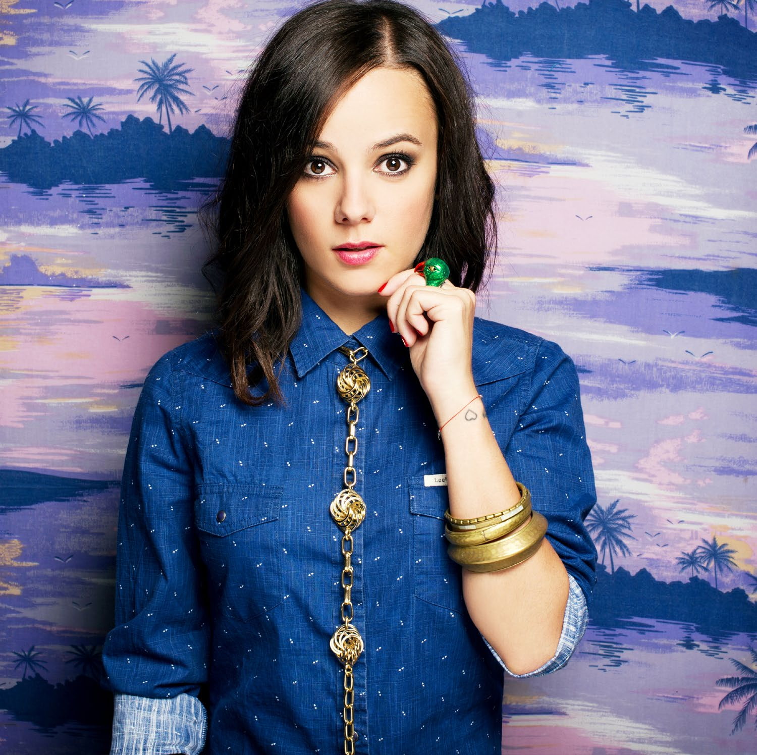 singer, Alizee, women, french women, 720P, brunette, HD Wallpaper