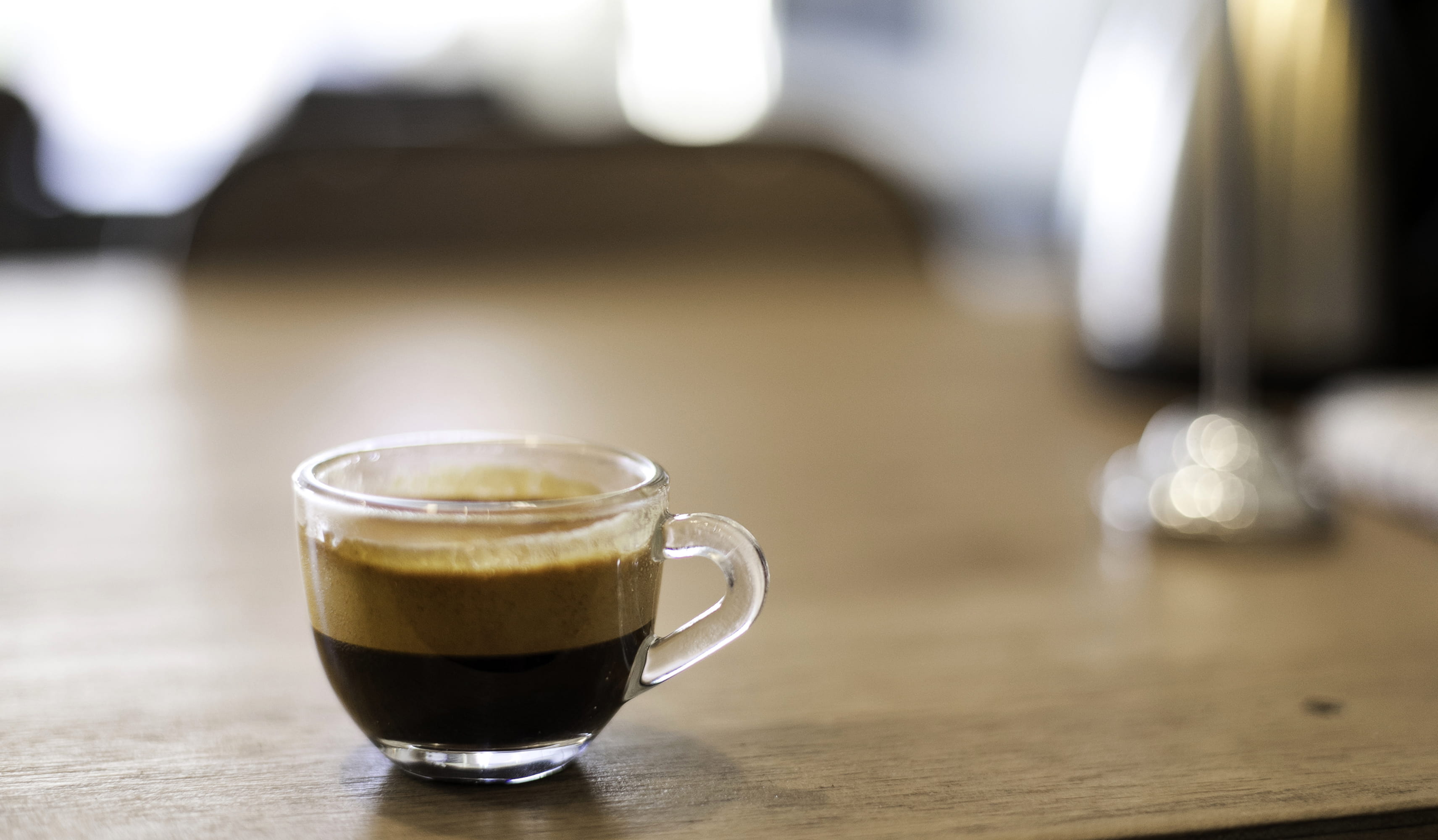 bar counter, household equipment, coffee drink, no people, refreshment, hot drink, coffee shop, food and drink, wood - material, selective, black, tea cup, HD Wallpaper