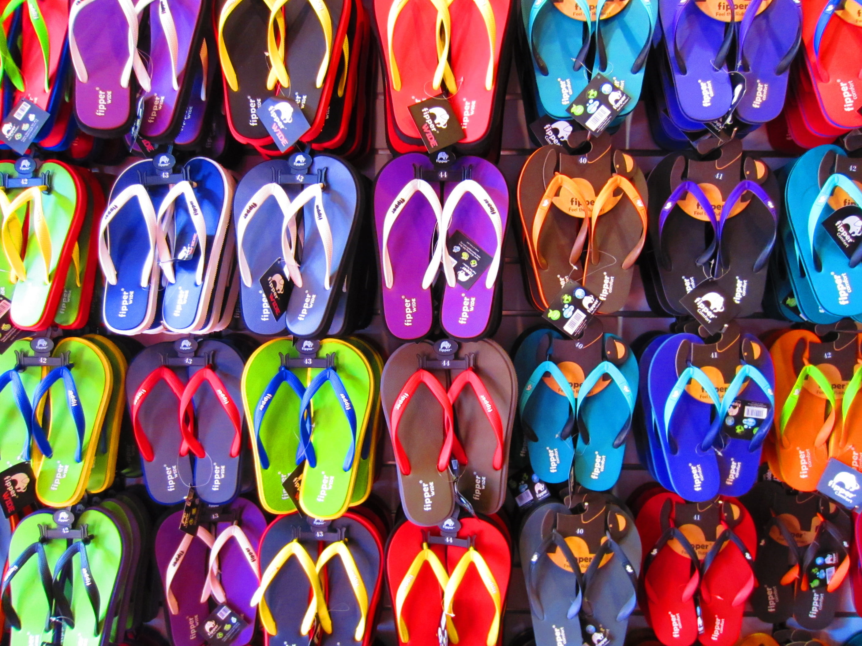 backgrounds, order, colorful, assorted, indoors, market stall, collection, flip, consumerism, footwear, arrangement, large group of objects, lot, abundance, HD Wallpaper