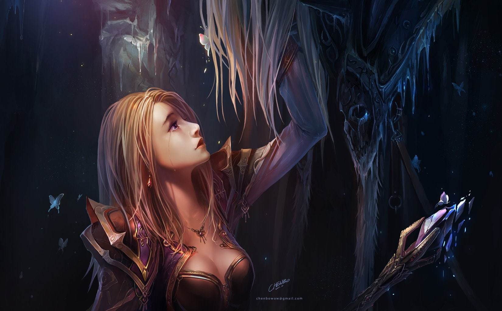 warcraft, breasts, 720P, world, chenbo, cleavage, HD Wallpaper