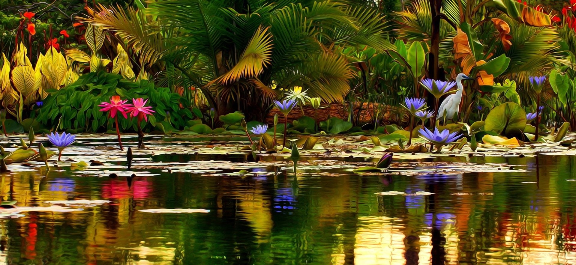 freshness, flowering plant, Lotus, tree, outdoors, tranquility, Pond, beauty in nature, 1080P, leaf, Spring, lotus water lily, nature, water lily, Earth, HD Wallpaper