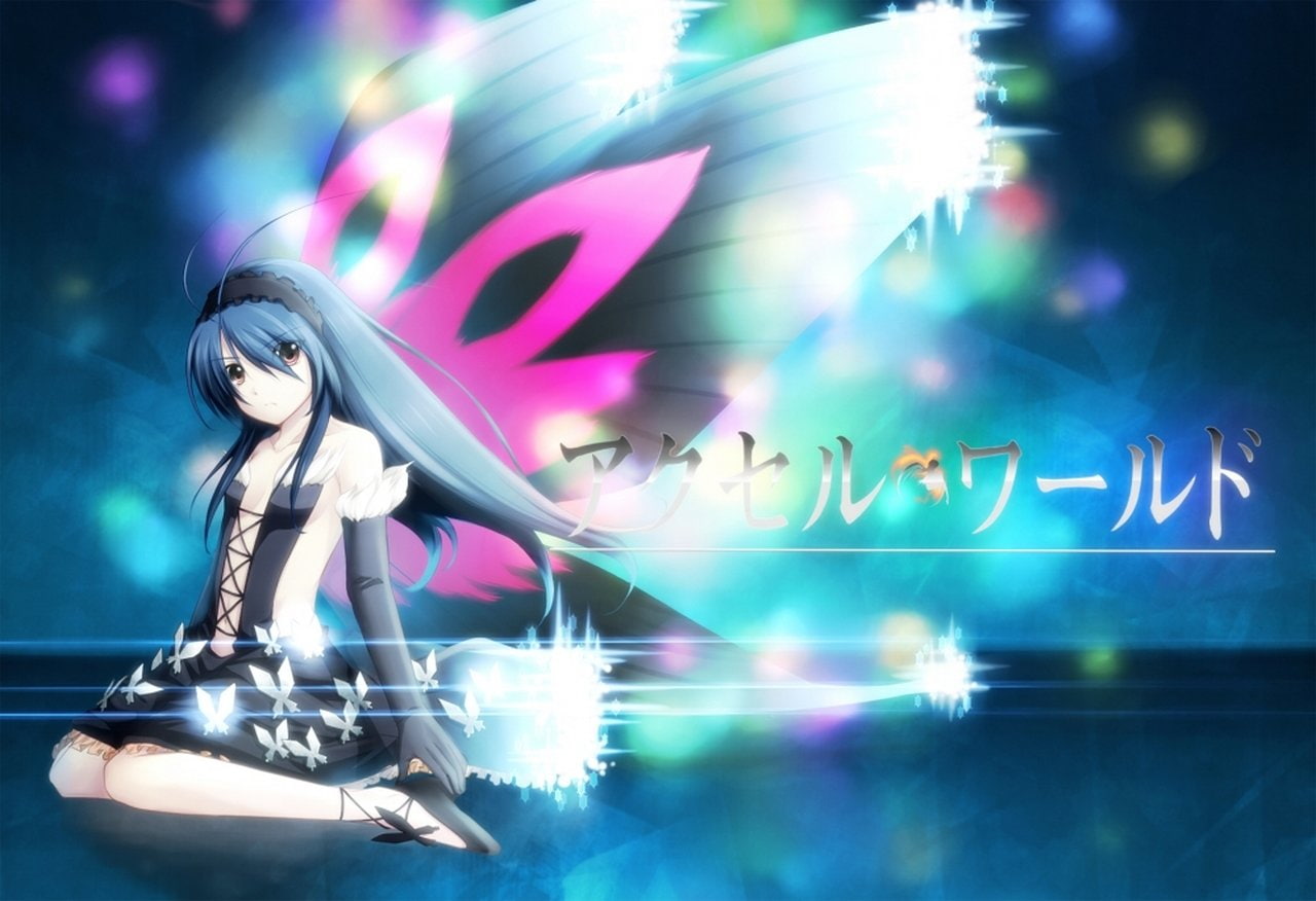 Accel World, Kuroyukihime (Accel World), 720P, Black Lotus, Anime, HD Wallpaper