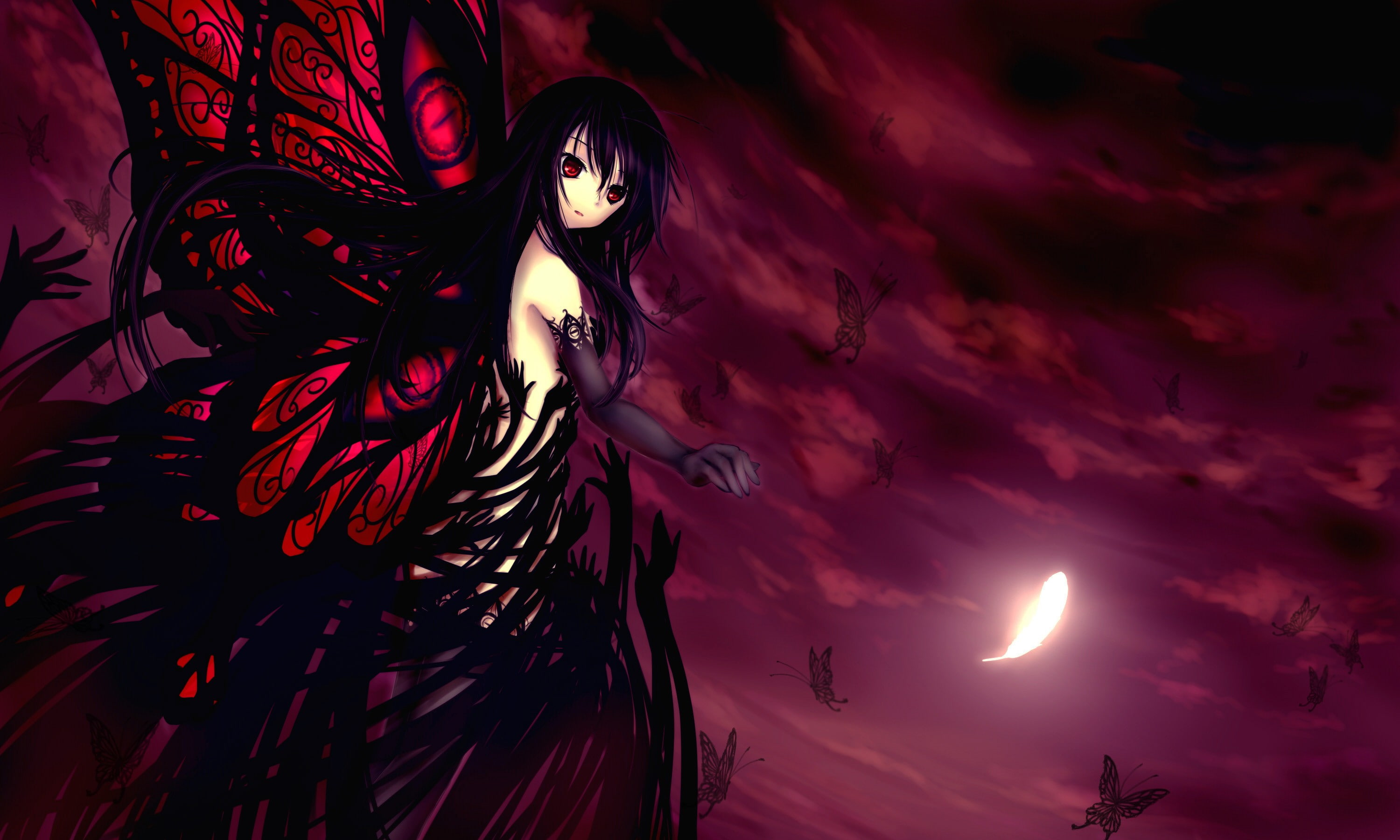 anime girls, anime, Kuroyukihime, Accel World, 2K, HD Wallpaper