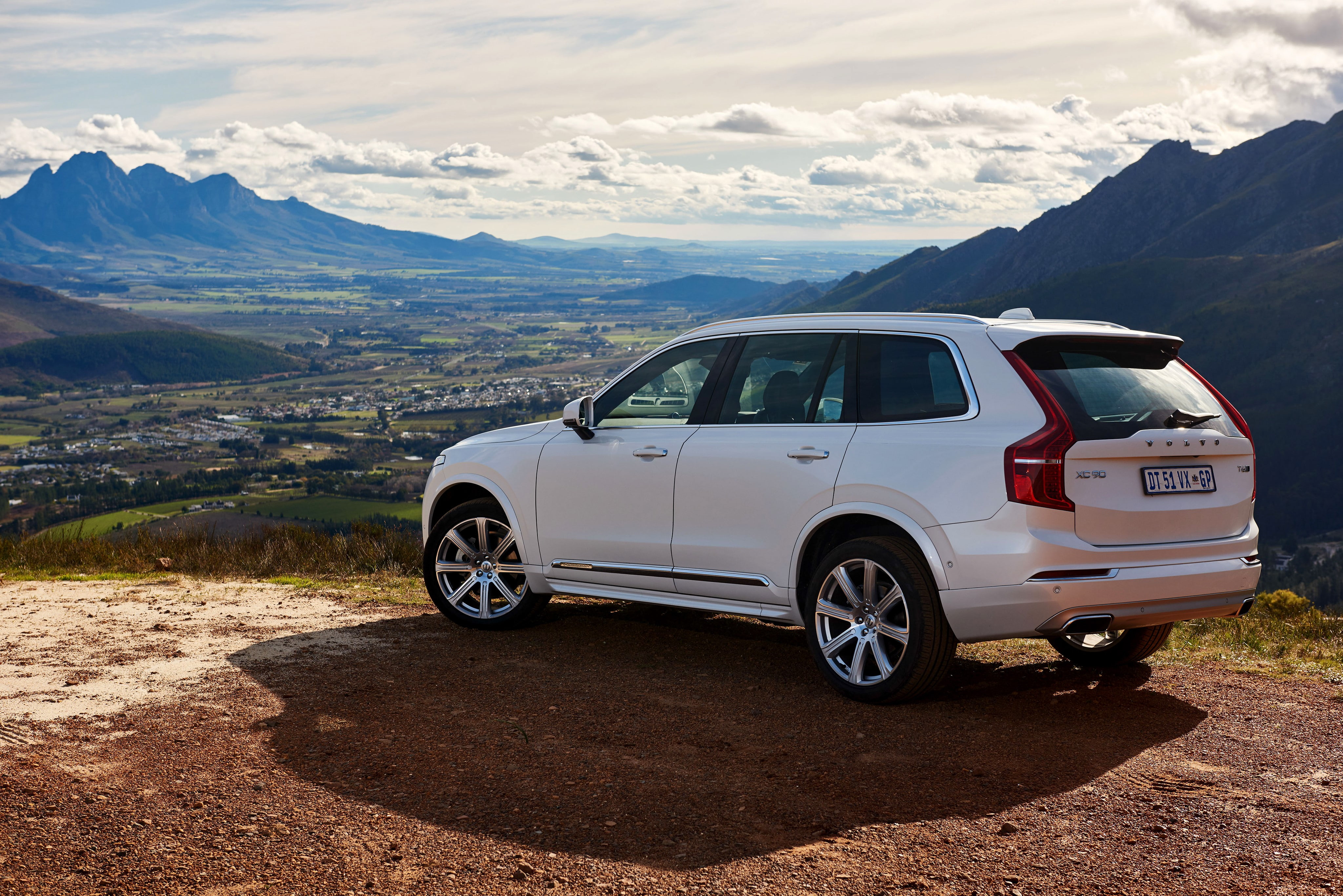 non-urban scene, T6, land vehicle, day, Xc90, 4K, sunlight, mountain, beauty in nature, Za-spec, motor vehicle, car, snowcapped mountain, scenics - nature, HD Wallpaper