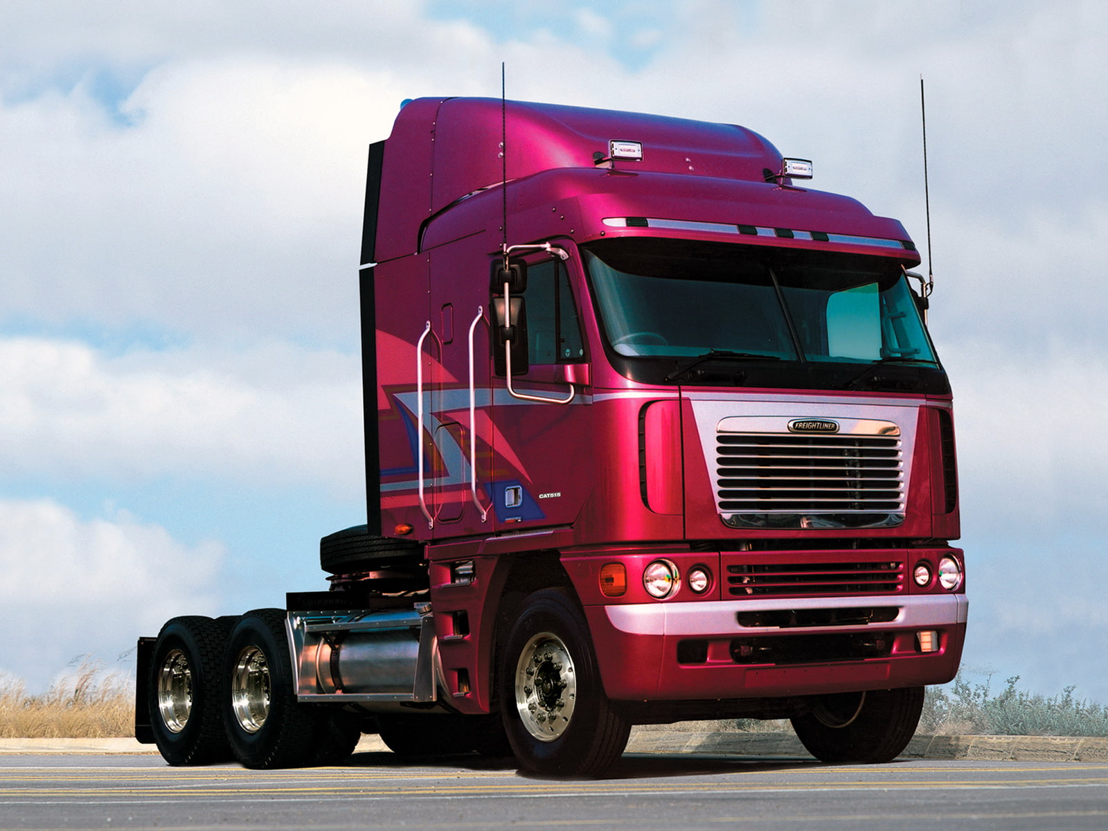 tractor, 720P, semi, 1998, freightliner, argosy, za spec, HD Wallpaper