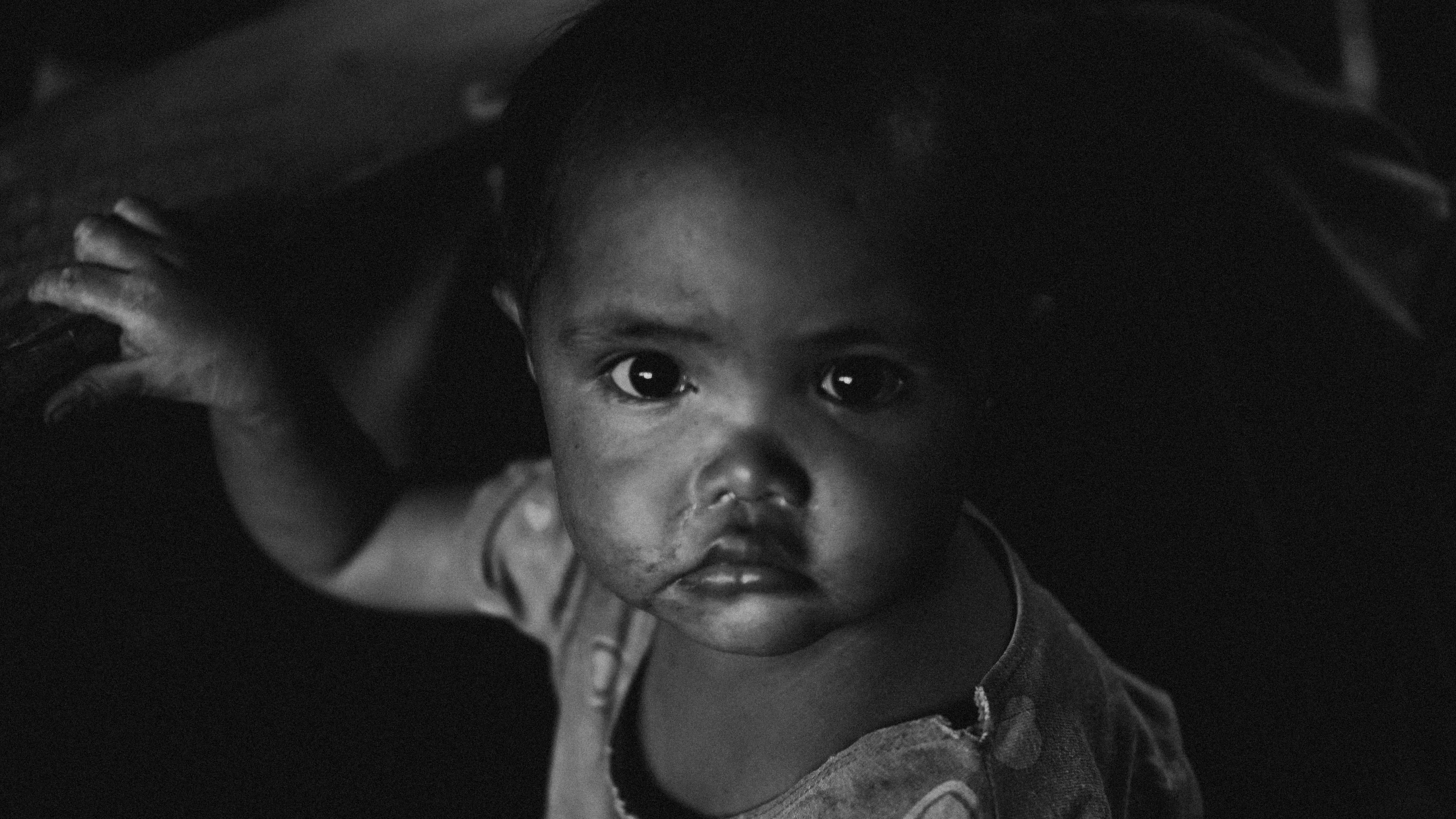 sitio ambang, real people, human limb, philippines, childhood, young, baby, tribe, human face, focus on foreground, mangyan, sony a6300, human body part, HD Wallpaper