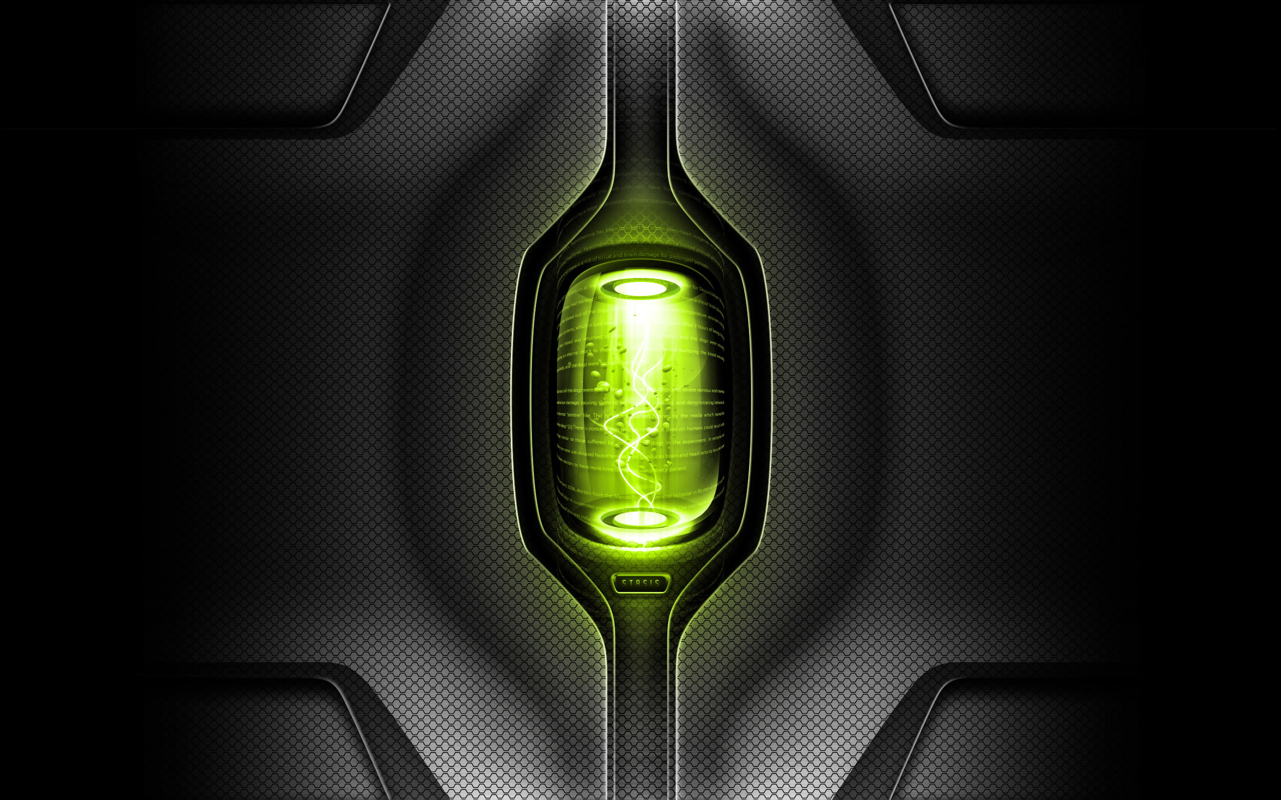 Slime, Stasis, 2K, Green, HD Wallpaper