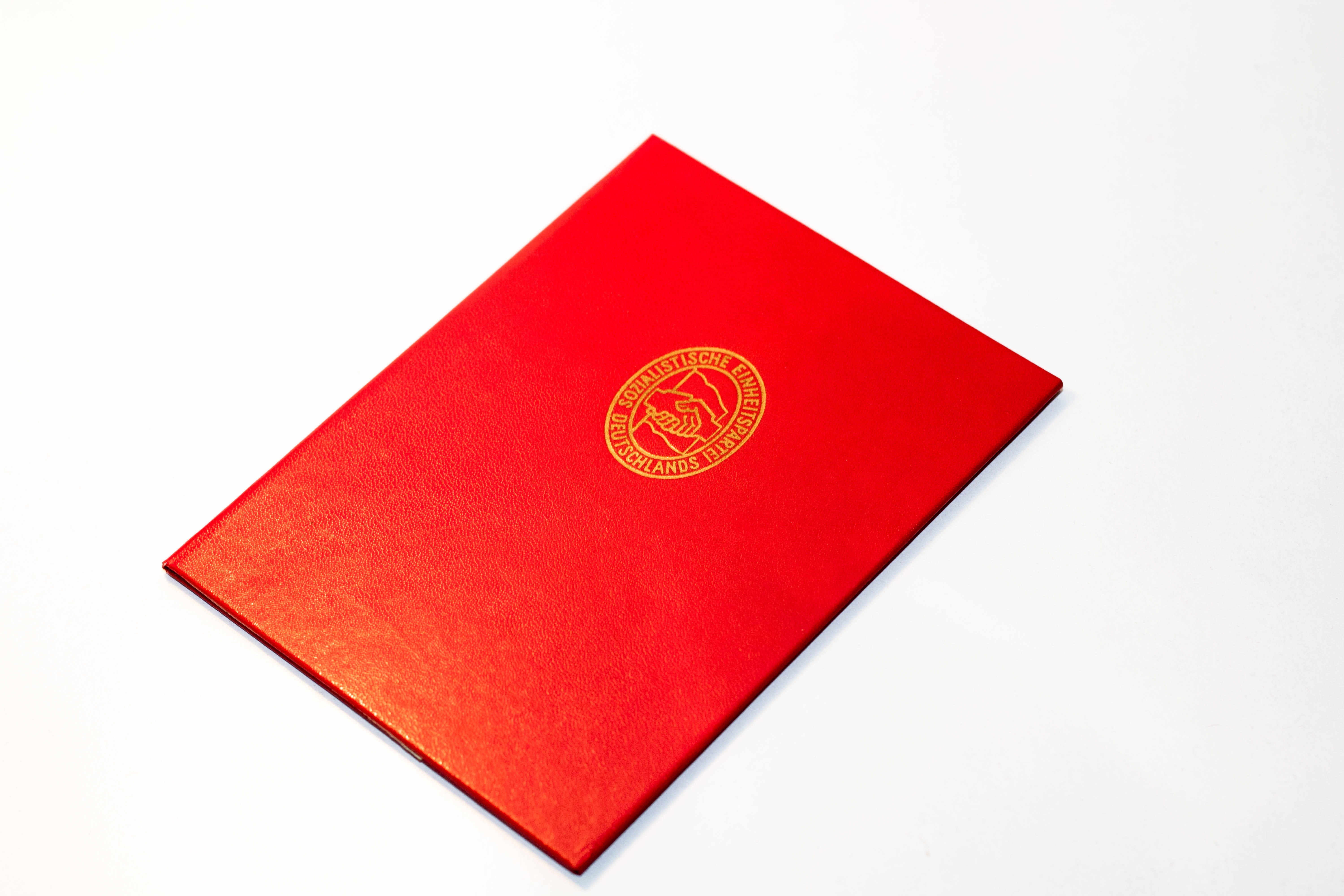 east germany, history, envelope, no people, emotion, ddr, event, gdr, sed, stasi, nostalgia, socialism, party, coat of arms, white background, honecker, HD Wallpaper