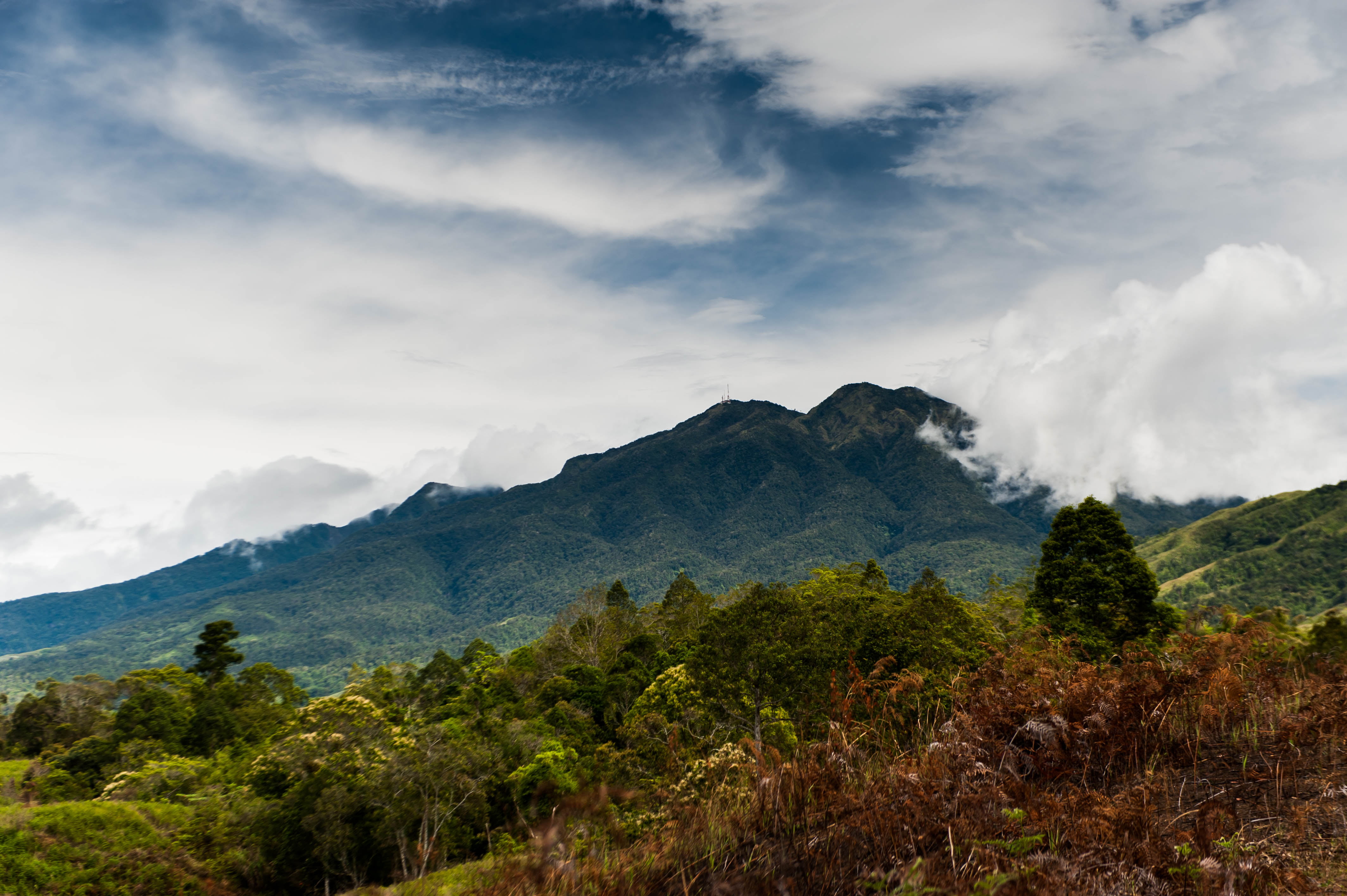 sky, outdoors, nature, forest, hills, scenics, trees, bukidnon, jpg, outdoor, photography, mountain, tree, hill, mindanao, 4K, travel, landscape, philippines, HD Wallpaper