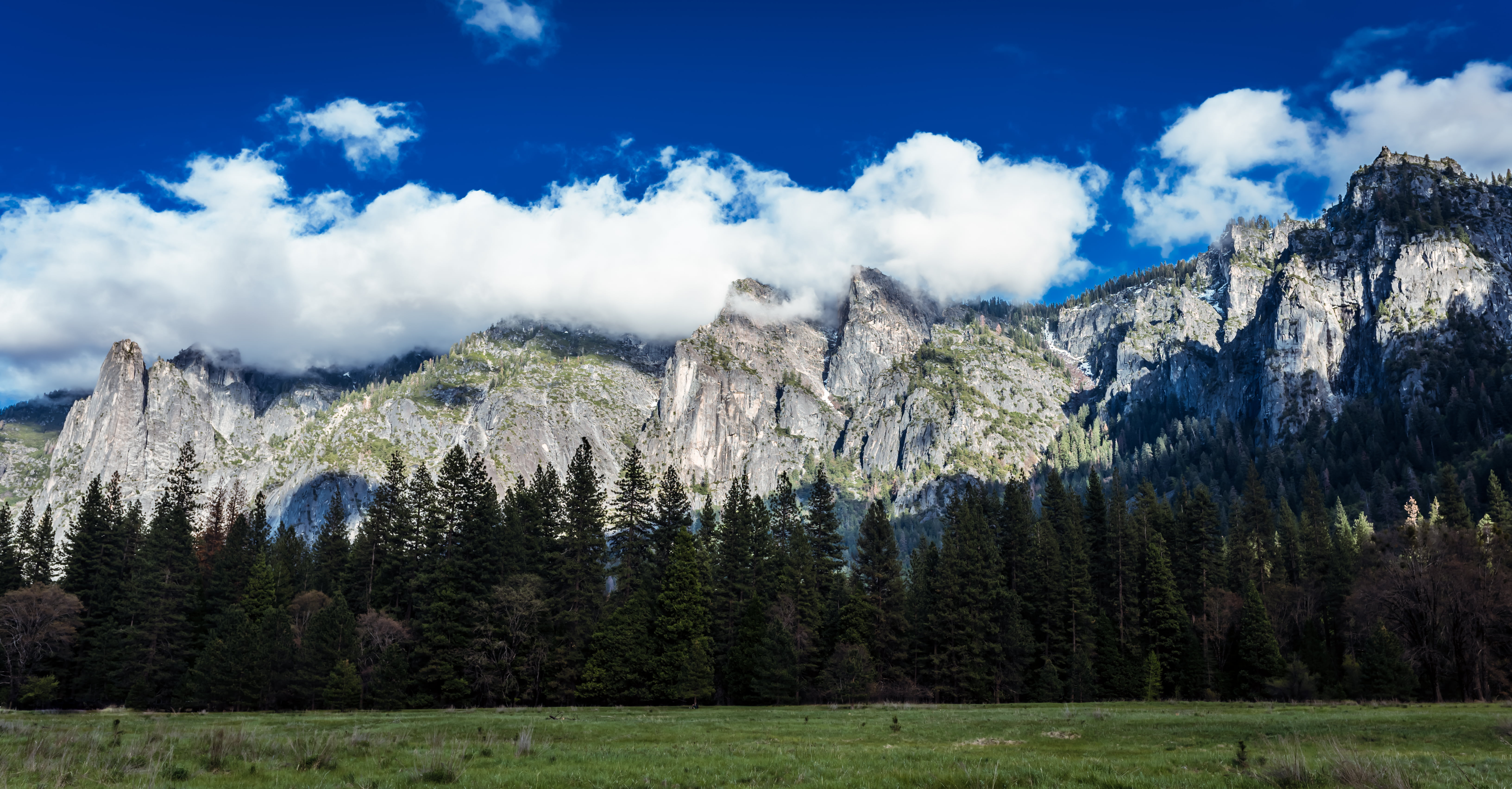 low, D810, mountainside, Spring, AF, sky, dolomites, California, mountains, outdoor, Nikon, mountain, Nikkor, summer, forest, Trees, Landscape, National Park, HD Wallpaper