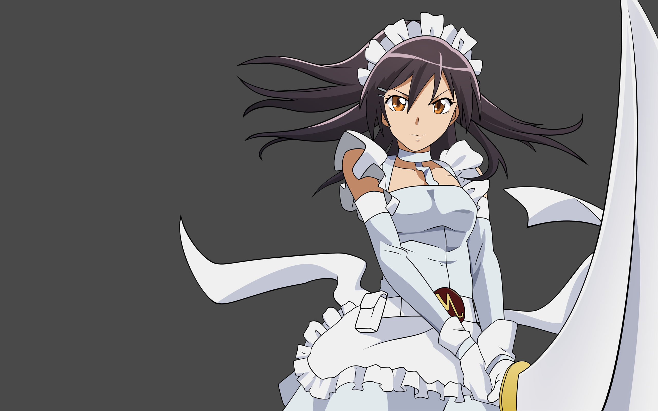 Kaichou wa Maid-sama!, creativity, studio shot, indoors, hair, 2K, child, emotion, portrait, girls, side view, anime, teenager, maid, leisure activity, HD Wallpaper