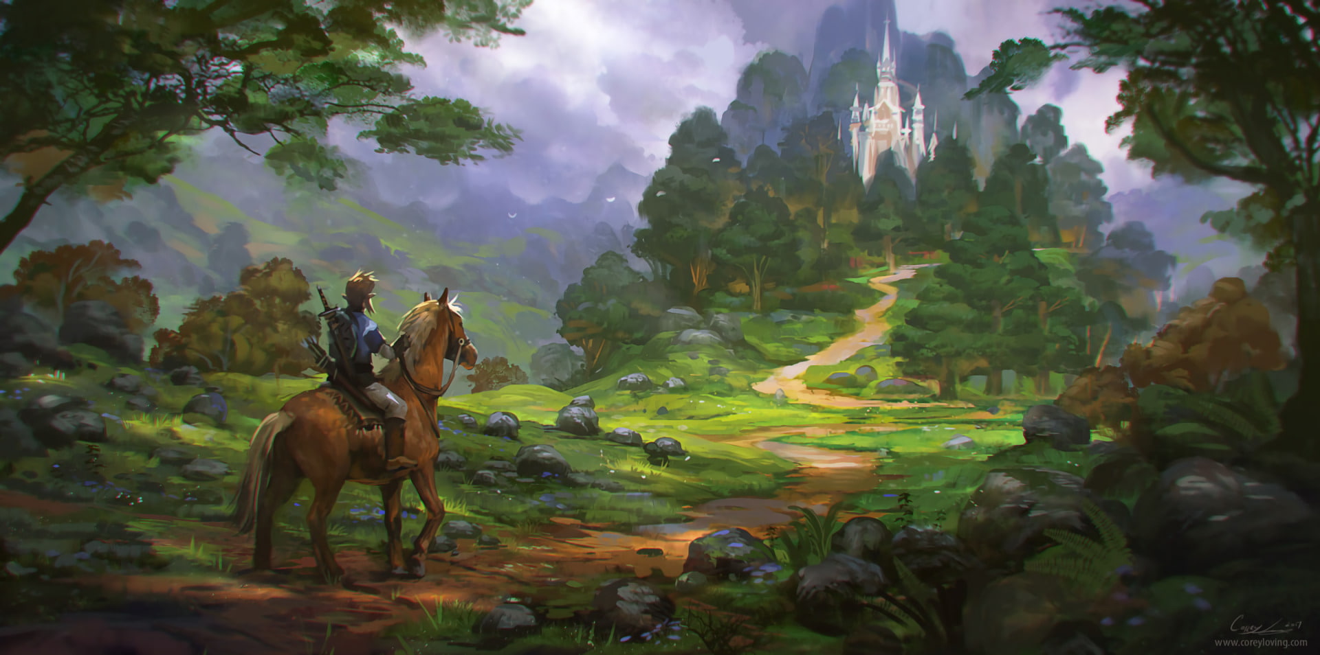 1080P, Horse, Zelda, Link, The Legend of Zelda: Breath of the Wild, HD Wallpaper