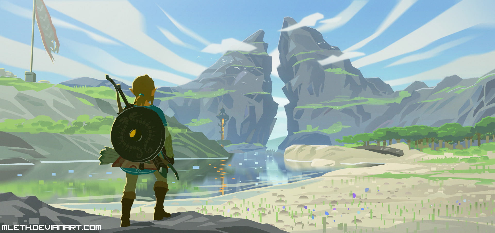1080P, The Legend of Zelda: Breath of the Wild, Zelda, Link, HD Wallpaper