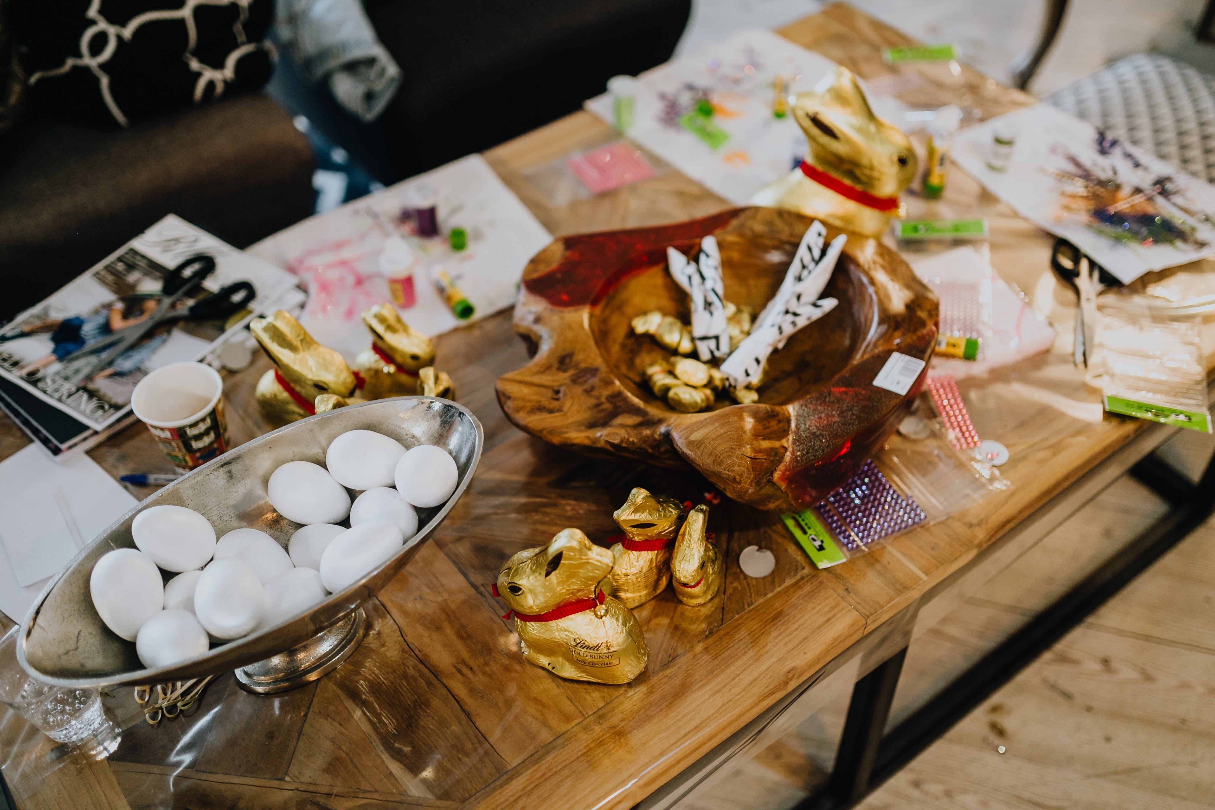 choice, freshness, large group of objects, ready-to-eat, wellbeing, no people, plate, food and drink, close-up, easter eggs, coloring, eggs, 4K, high angle view, HD Wallpaper