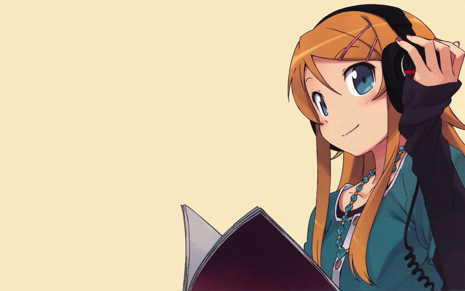 studio shot, leisure activity, representation, obscured face, Ore no Imouto ga Konnani Kawaii Wake ga Nai, women, 1080P, anime girls, one person, disguise, HD Wallpaper