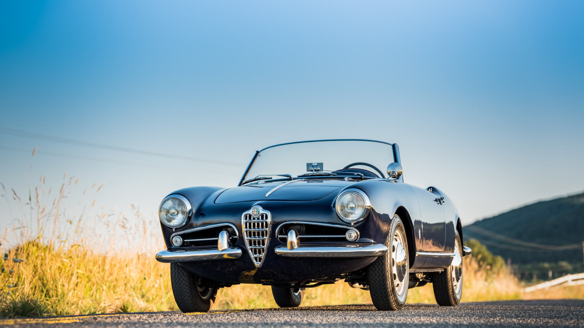 1080P, Alfa Romeo, Old Car, Alfa Romeo Giulietta Spider, Sport Car, Car, Convertible, HD Wallpaper