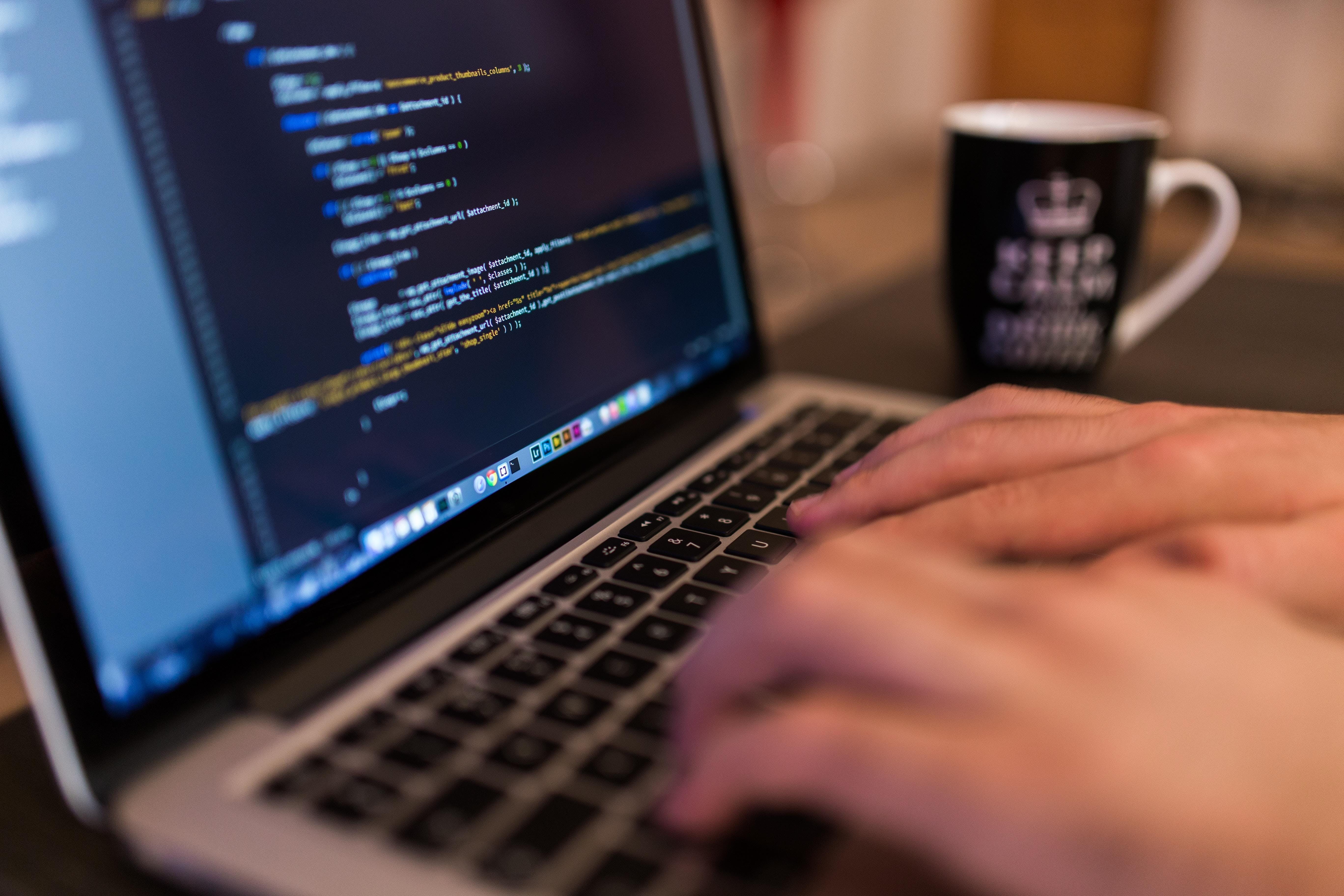 5K, computer equipment, technology, computer, human body part, workspace, adult, hand, working, computer network, communication, one person, selective focus, HD Wallpaper