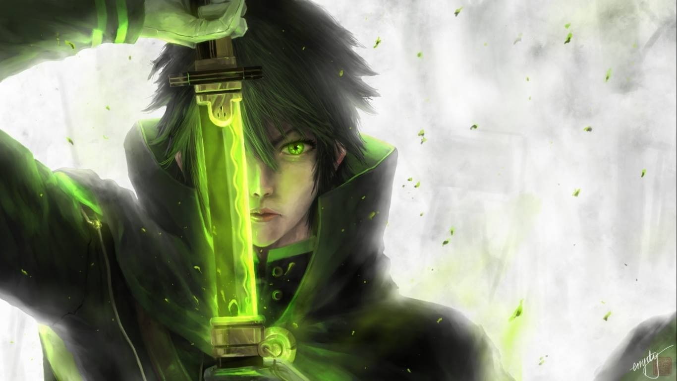 720P, Owari No Seraph, warrior, anime, HD Wallpaper
