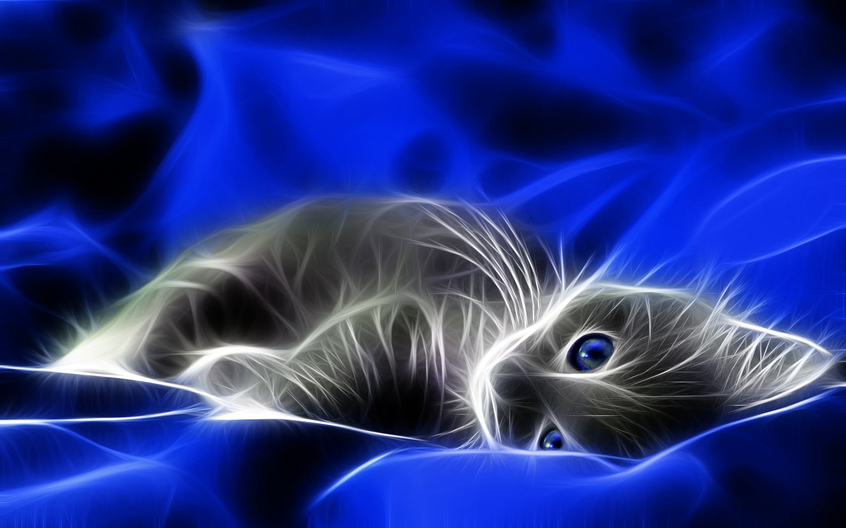 animal body part, illustration, blue, energy, eye, bright, backdrop, glowing, abstract, vibrant Color, curve, science, swirl, light - Natural Phenomenon, HD Wallpaper