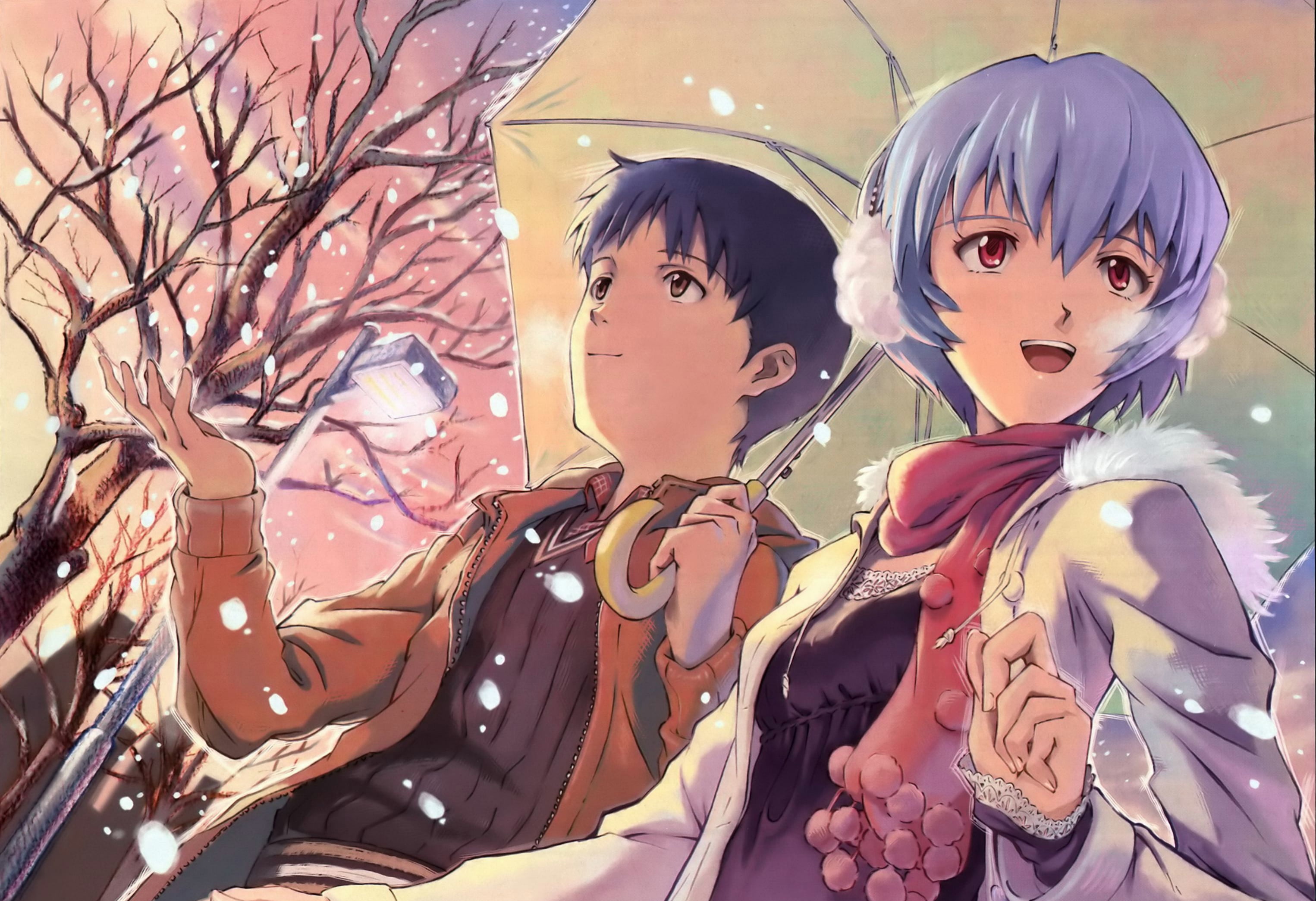 representation, outdoors, togetherness, couple, illustration, fashion, girls, neon genesis evangelion, women, vector, females, umbreon, two people, nature, HD Wallpaper