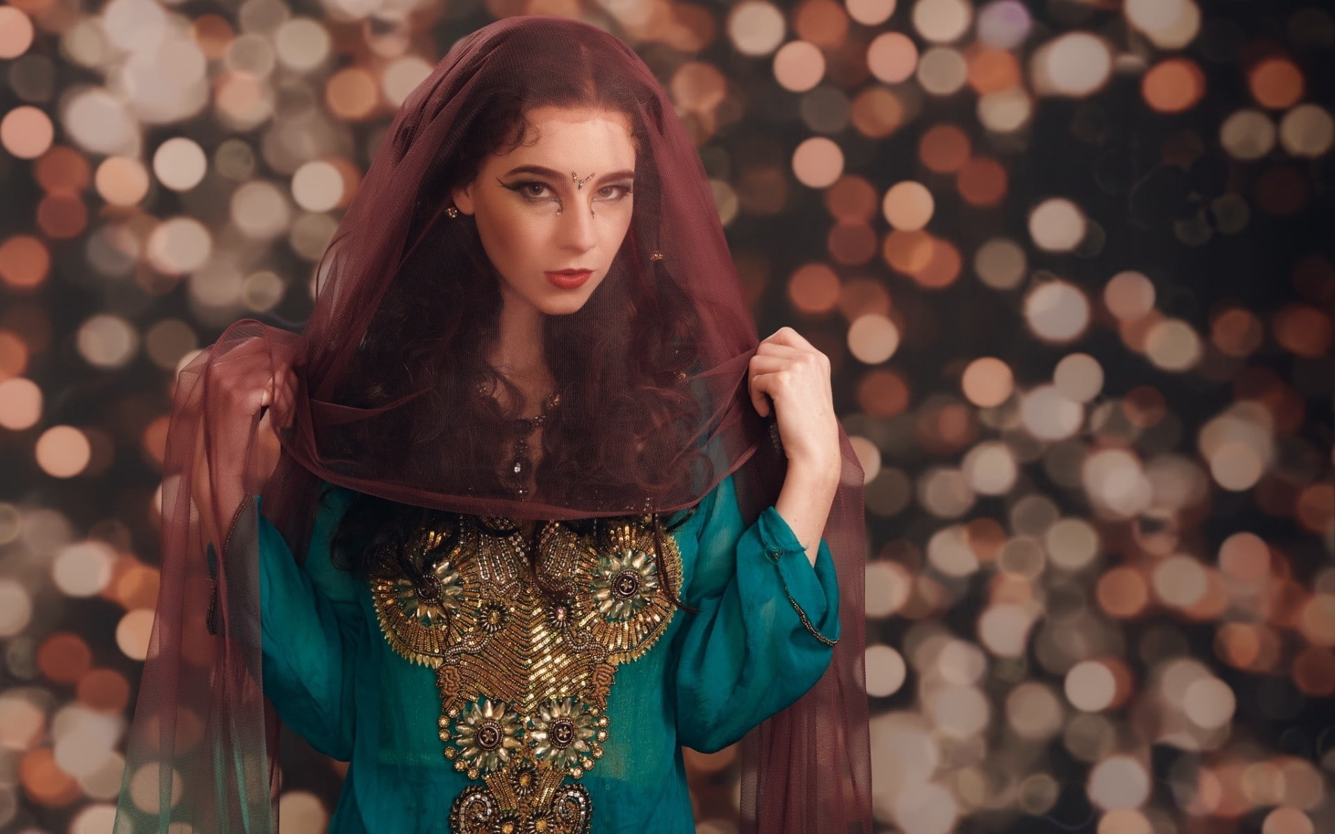 model, women, fantasy girl, 1080P, Indian, HD Wallpaper
