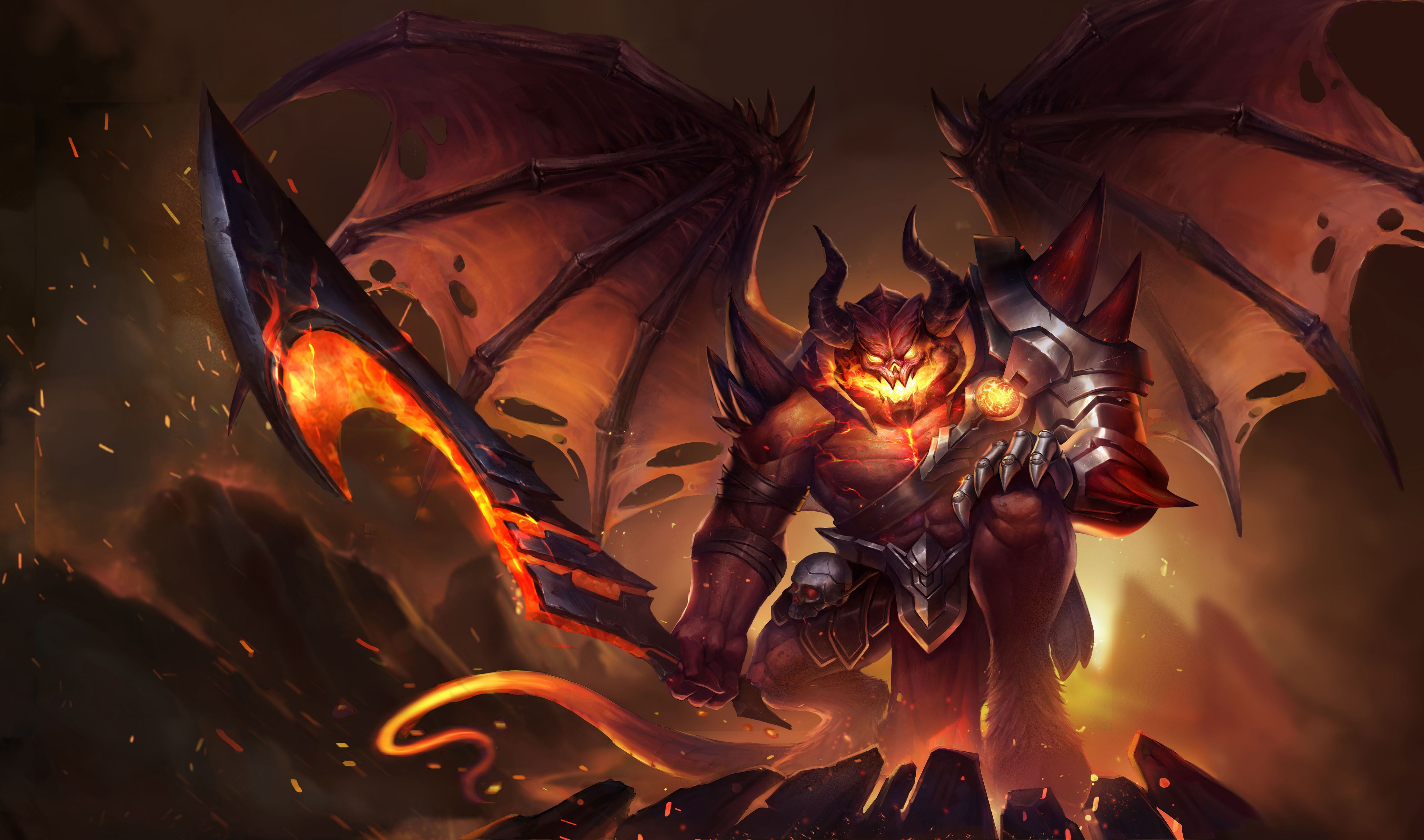 Video Game, Demon, Sword, Arena of Valor, 4K, HD Wallpaper