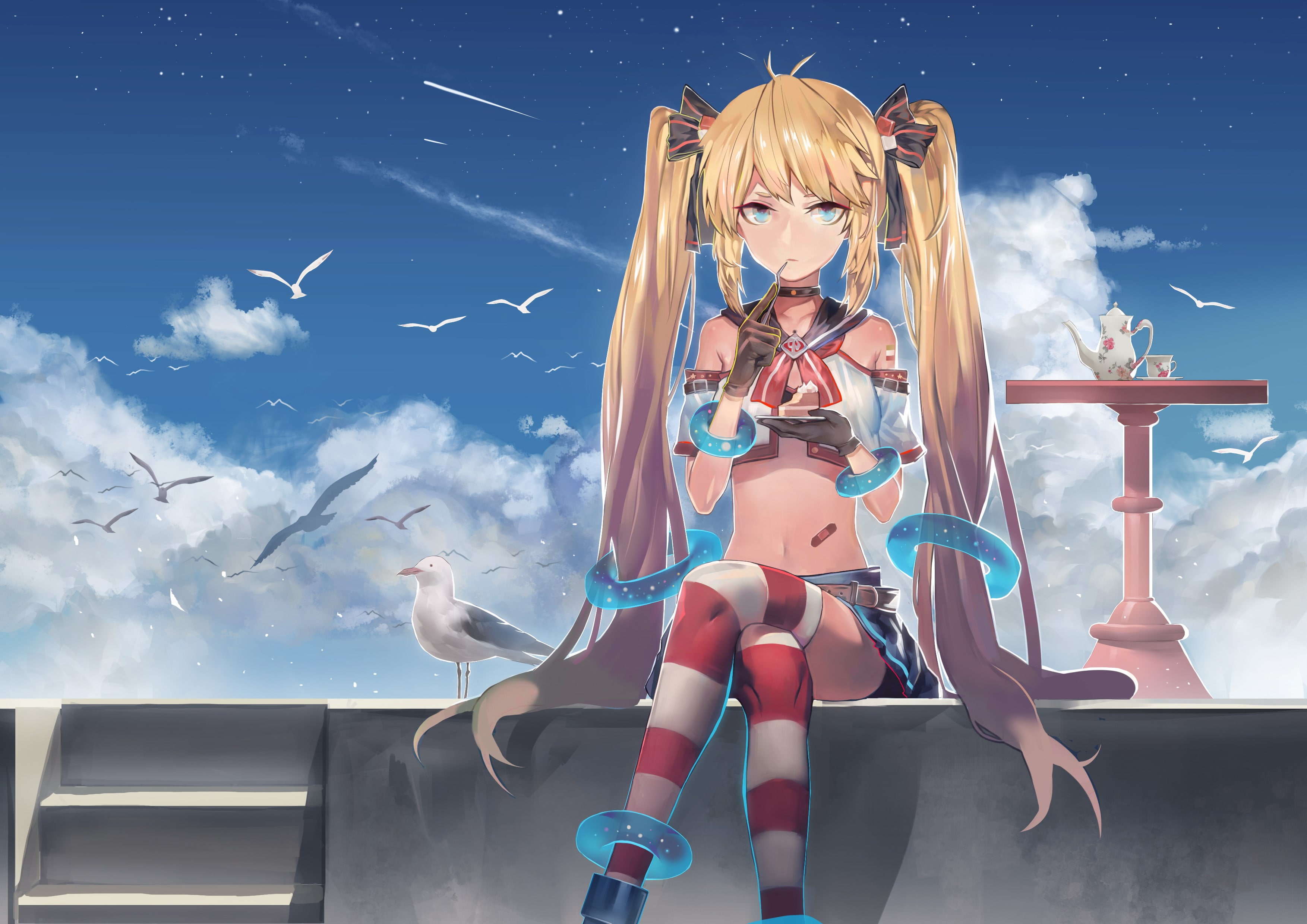 warship girls, 2K, HD Wallpaper