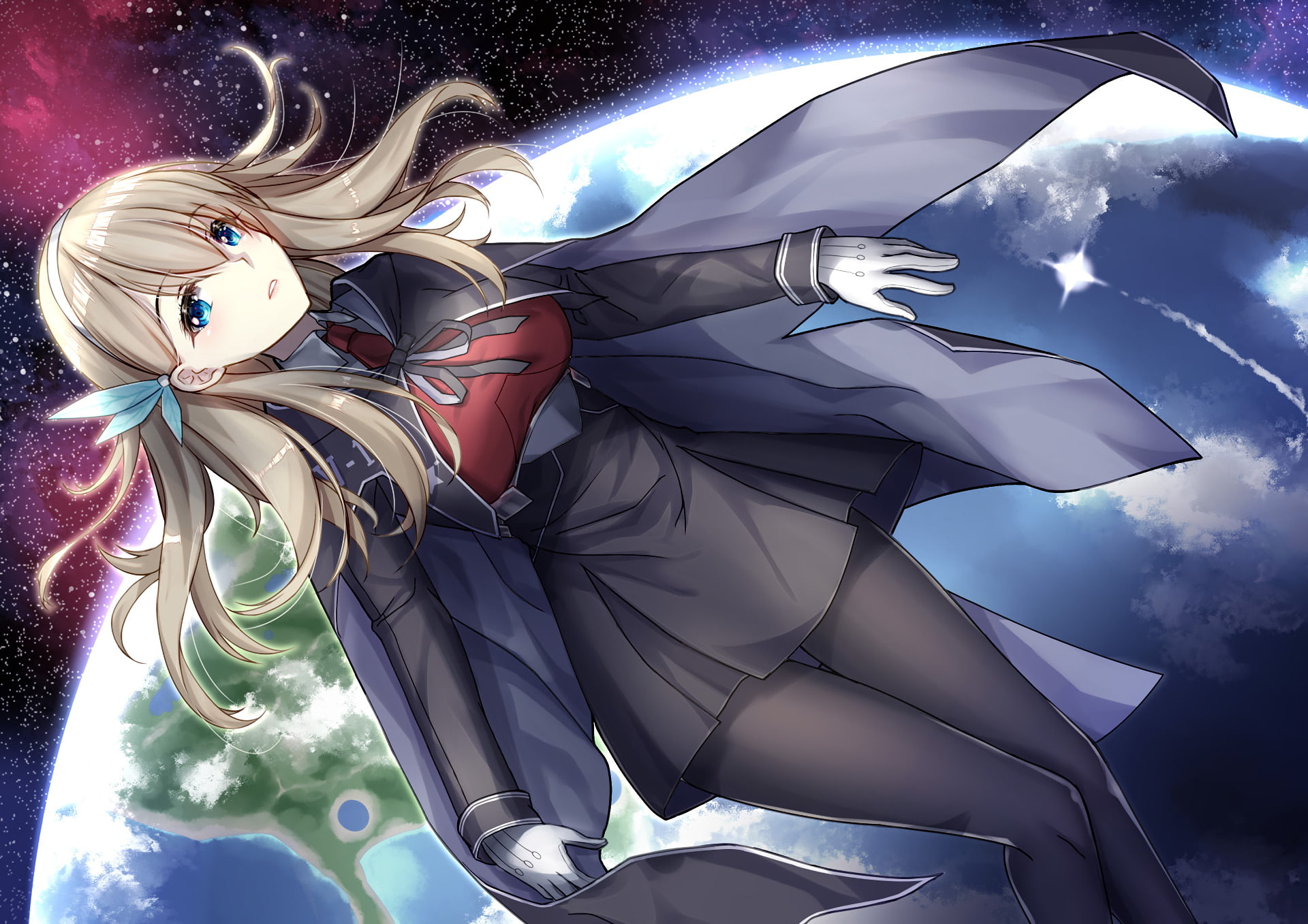 Lexington (Warship Girls), 1080P, Anime, Warship Girls, HD Wallpaper