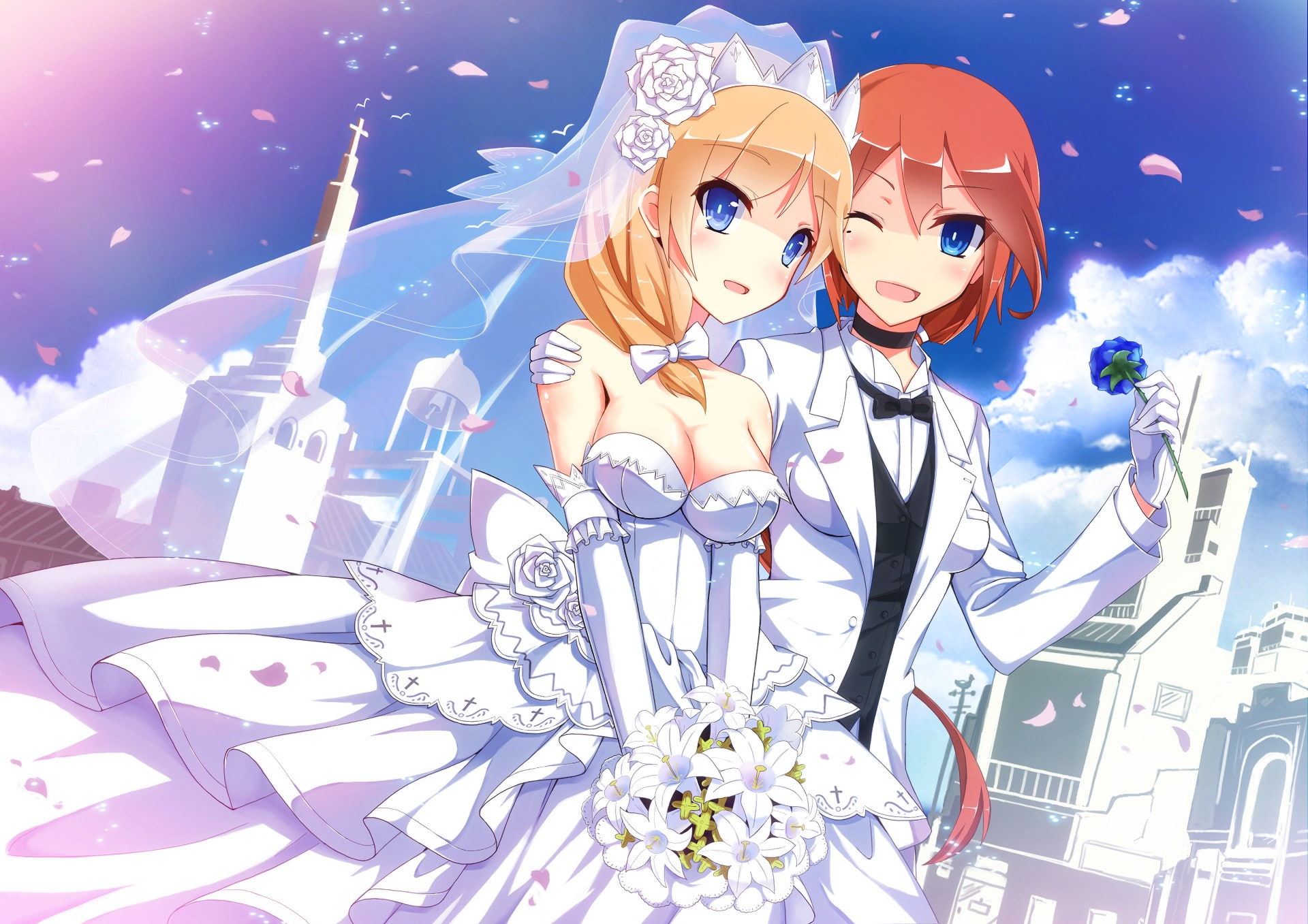 warship girls, 1080P, HD Wallpaper