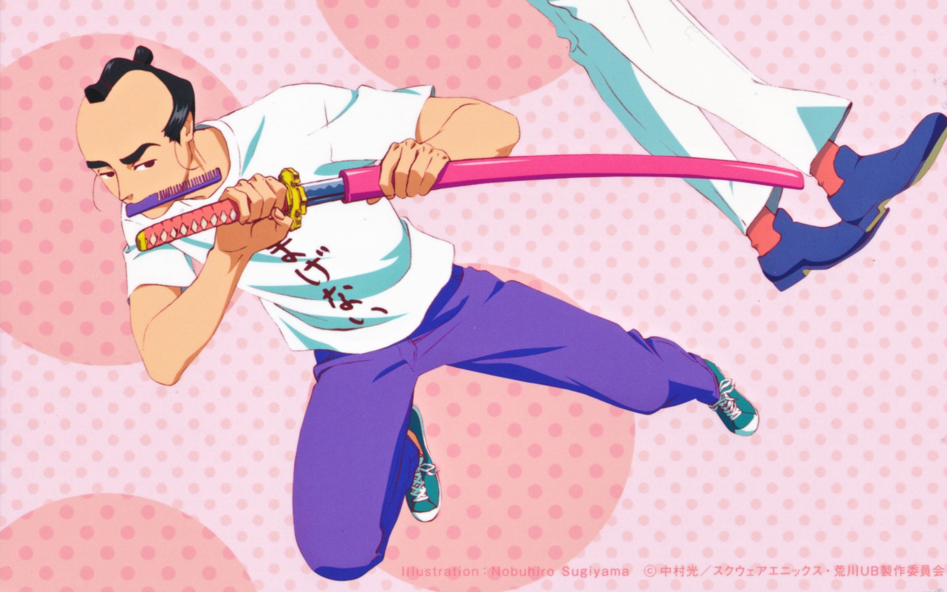 Last Samurai (Arakawa Under the Bridge), Arakawa Under the Bridge, Anime, 2K, HD Wallpaper