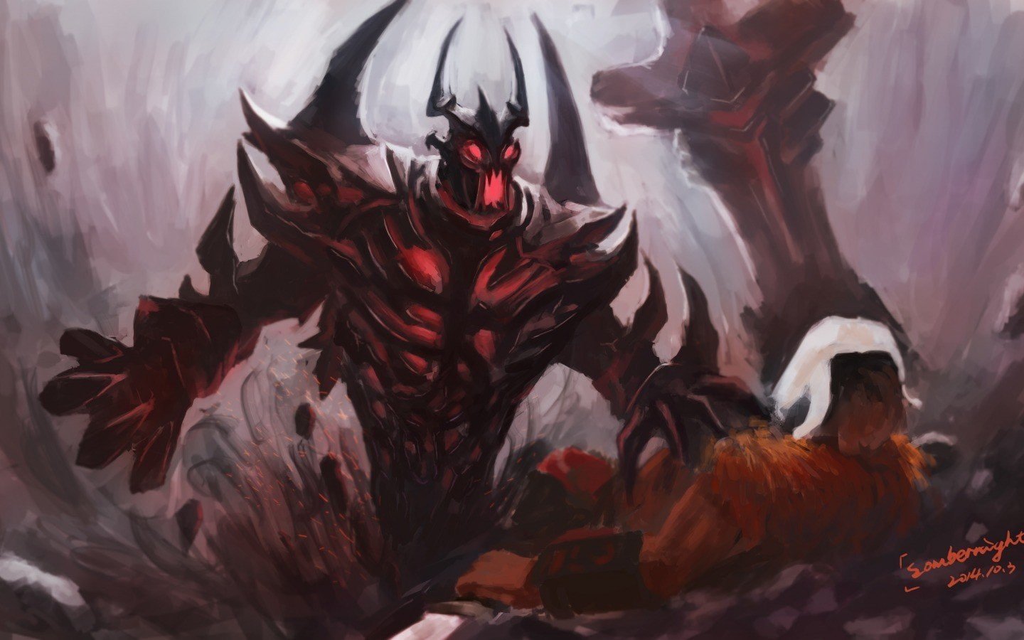 Dota 2, Nevermore, 720P, HD Wallpaper