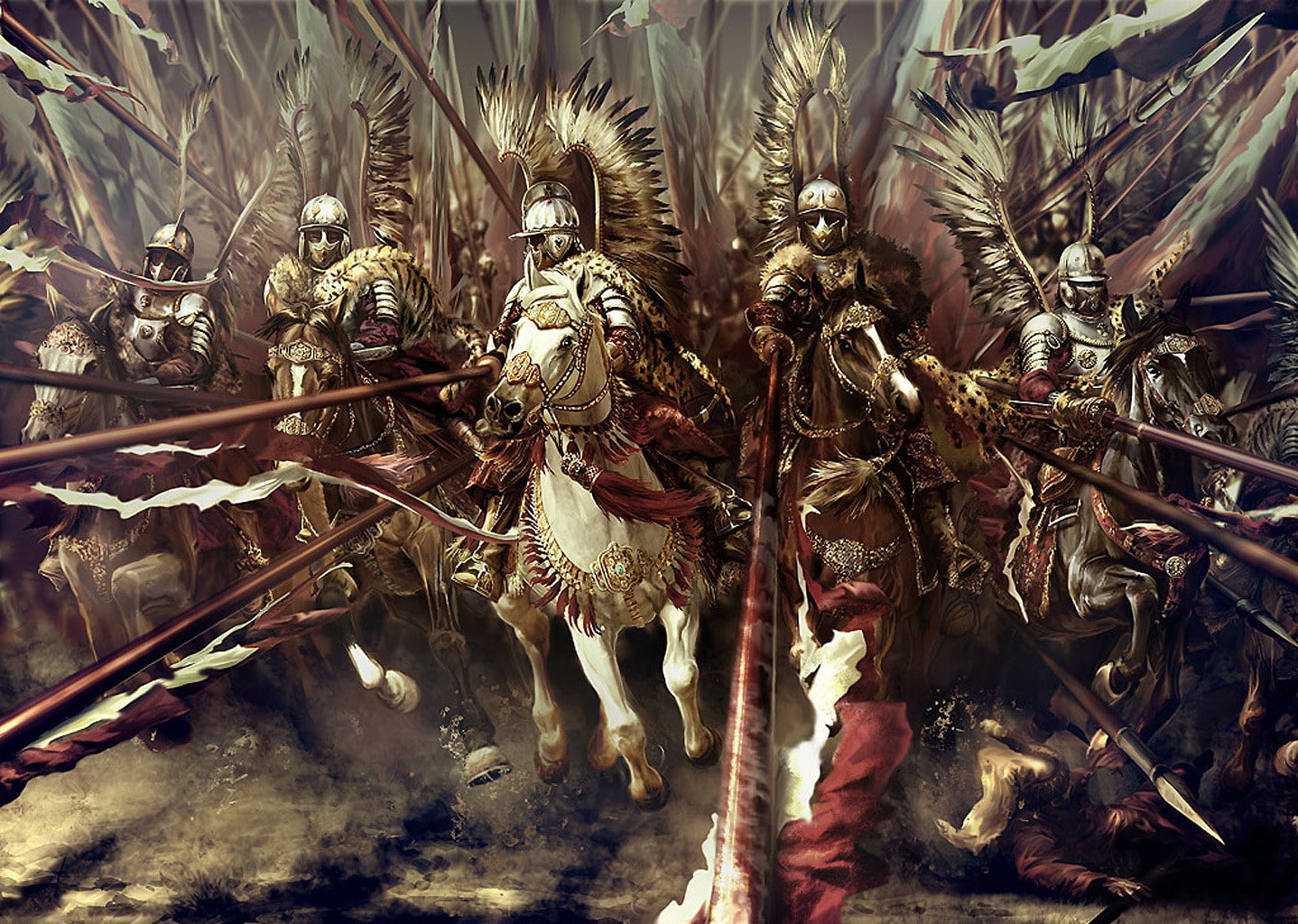 digital art, Selfie stick, 720P, Winged Hussars, HD Wallpaper