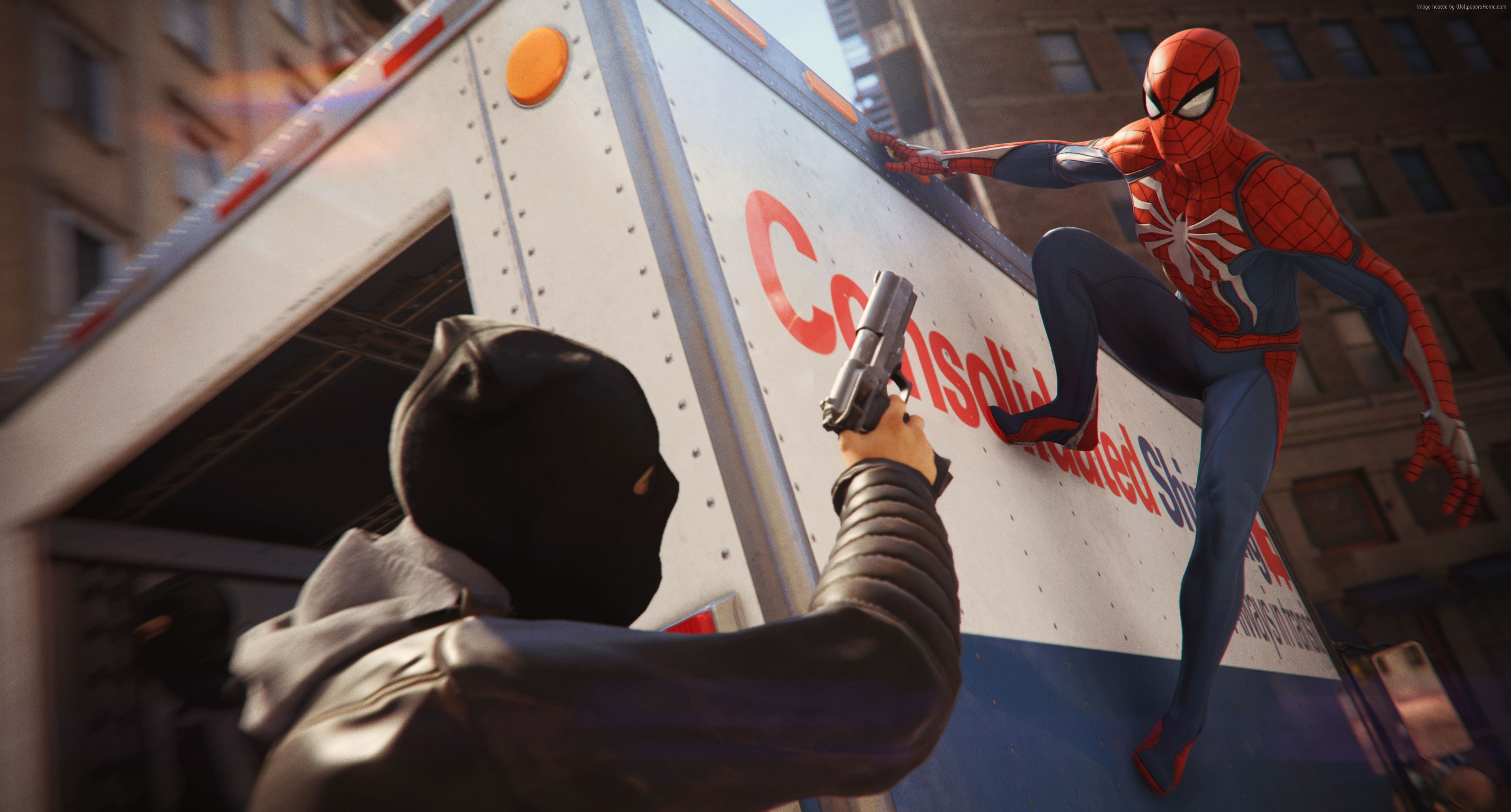 Paris Game Week, Marvels Spider-Man, 4K, 4K, screenshot, HD Wallpaper
