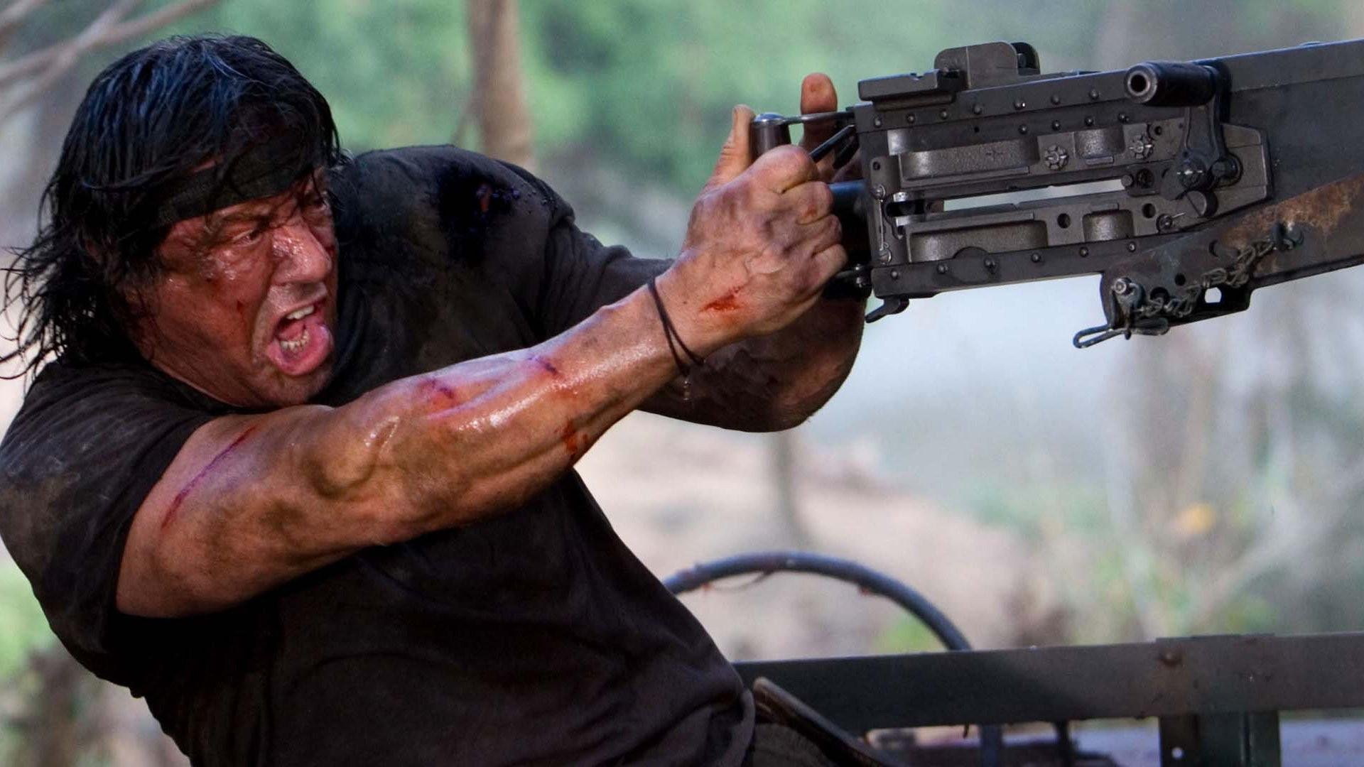 movie, 1080P, drama, gun, warrior, rambo, film, weapon, action, adventure, HD Wallpaper