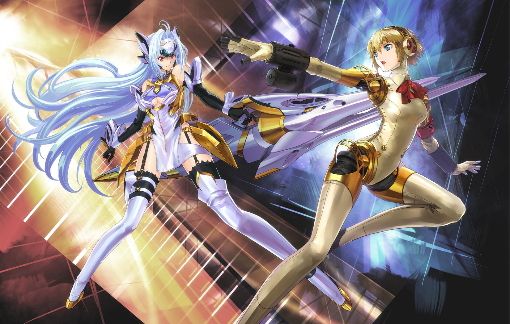 indoors, urimo, light - natural phenomenon, amusement park, red, sculpture, female likeness, xenosaga, lighting equipment, male likeness, shiitake, representation, HD Wallpaper